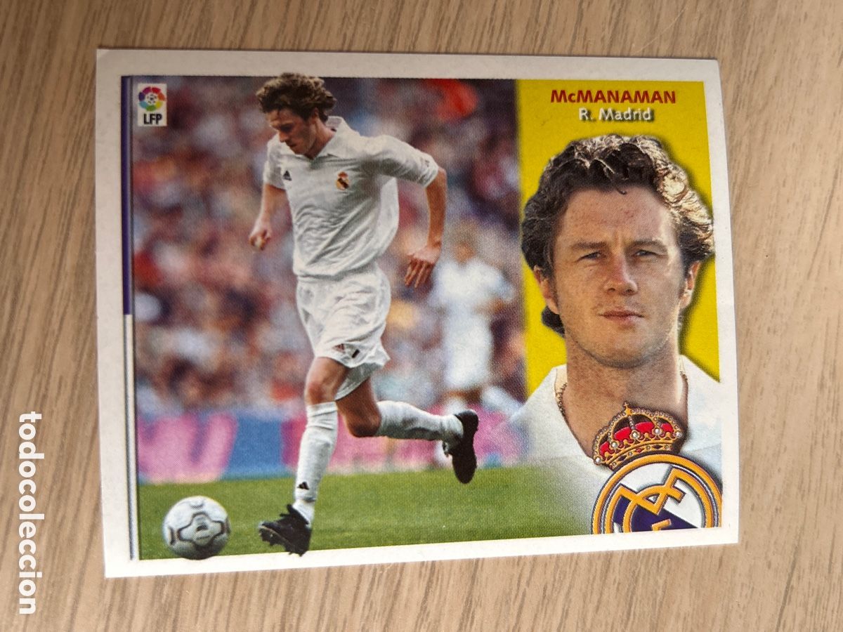 Cromos de F&uacute;tbol: McMANAMAN REAL MADRID LIGA ESTE 2002 2003 02 03 NUNCA PEGADO SIN PEGAR