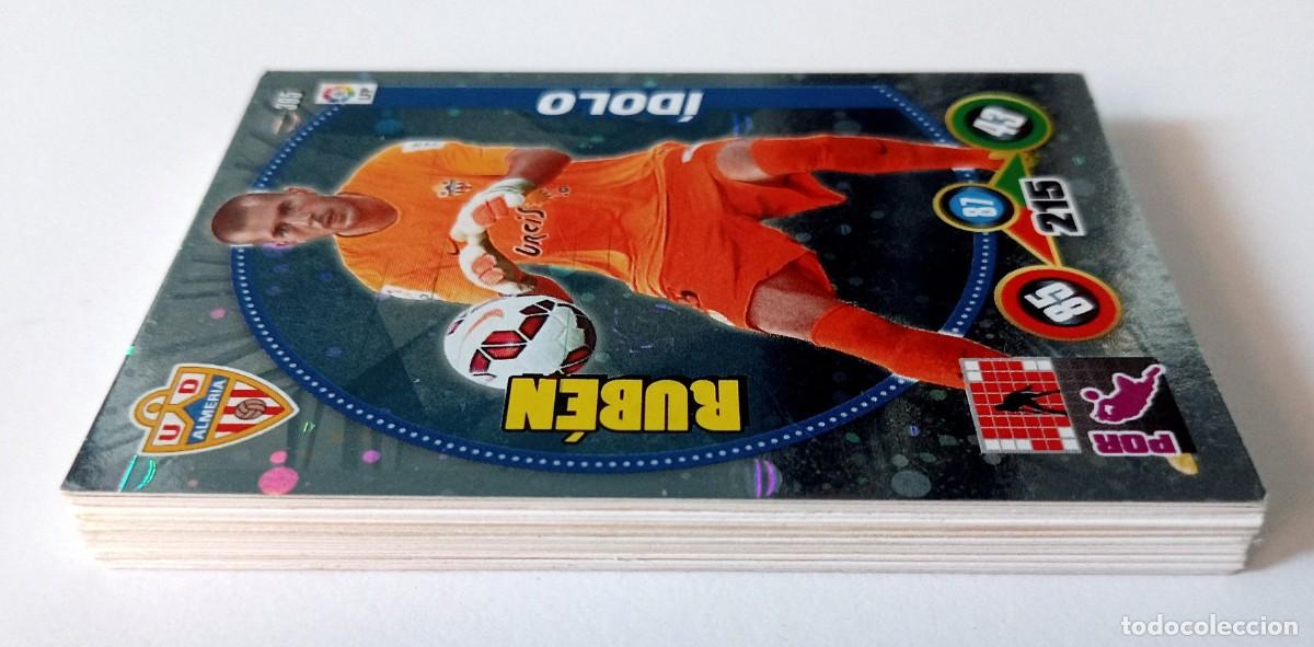 Football Stickers: LOTE CROMOS FUTBOL U.D. ALMER&Iacute;A ADRENALYN 2014-2015