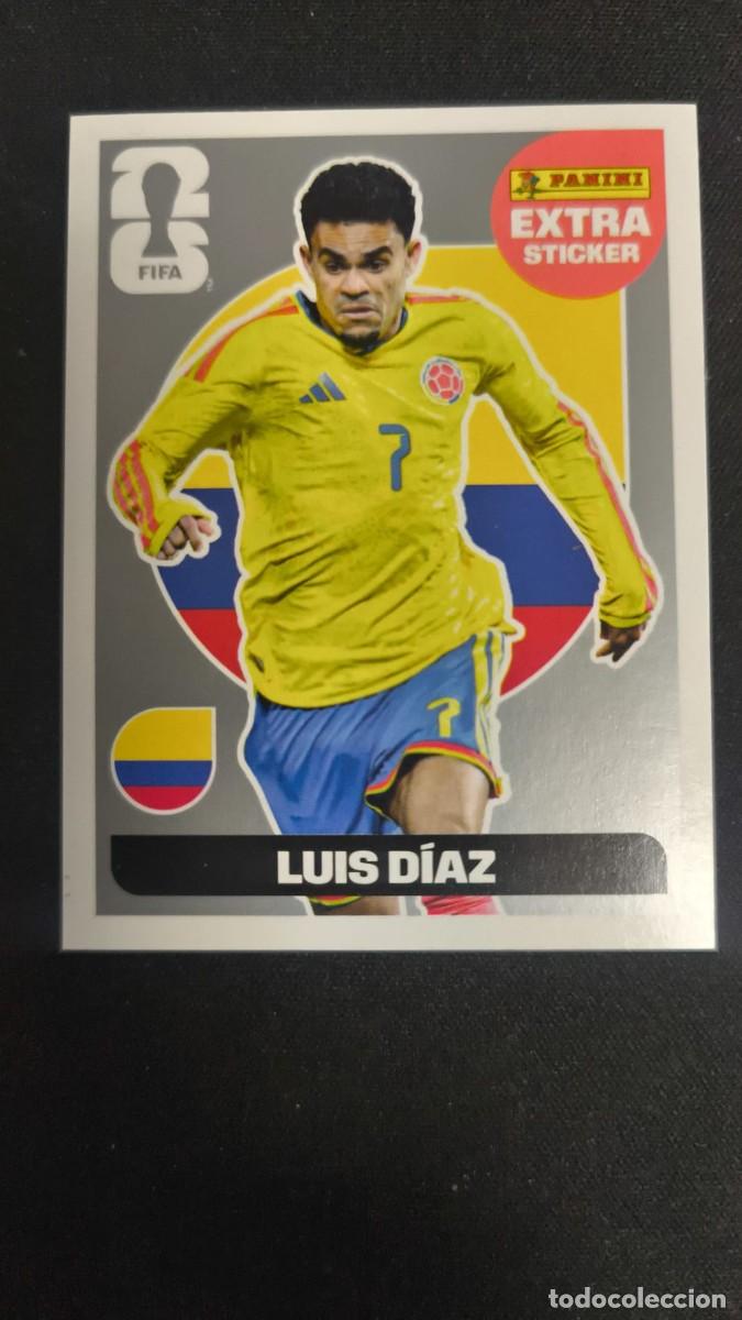 Cromos de F&uacute;tbol: cromo extra sticker luis d&iacute;az plata fifa world cup 2026