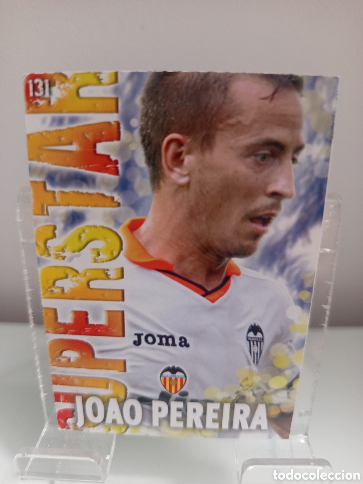 Cromos de f&uacute;tbol: ❇️ CROMO CARD ⚽ JOAO PEREIRA VALENCIA 131 SUPERSTAR FICHAS LIGA QUIZ 2014 13 14 2013 MUNDICROMO ❇️