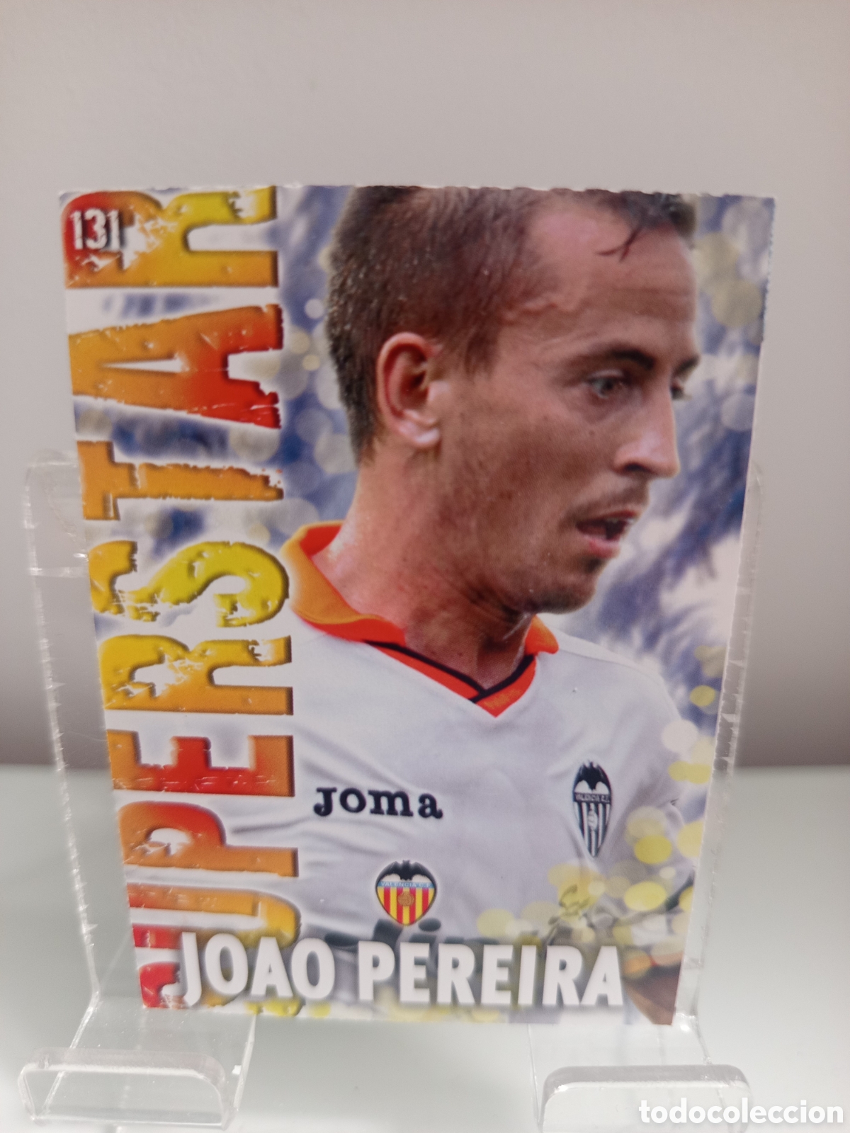 Cromos de f&uacute;tbol: ❇️ CROMO CARD ⚽ JOAO PEREIRA VALENCIA 131 SUPERSTAR FICHAS LIGA QUIZ 2014 13 14 2013 MUNDICROMO ❇️