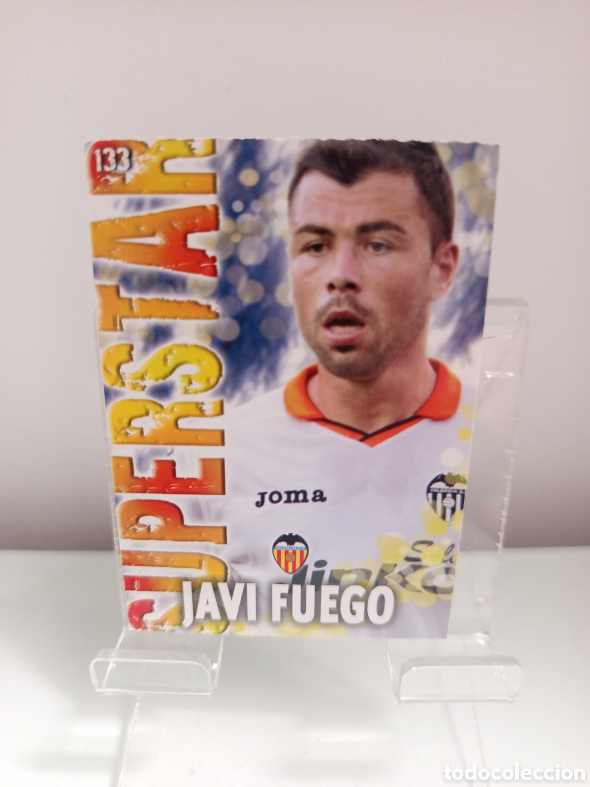 Cromos de f&uacute;tbol: ❇️ CROMO CARD ⚽ JAVI FUEGO VALENCIA 133 SUPERSTAR FICHAS LIGA QUIZ 2014 13 14 2013 MUNDICROMO ❇️
