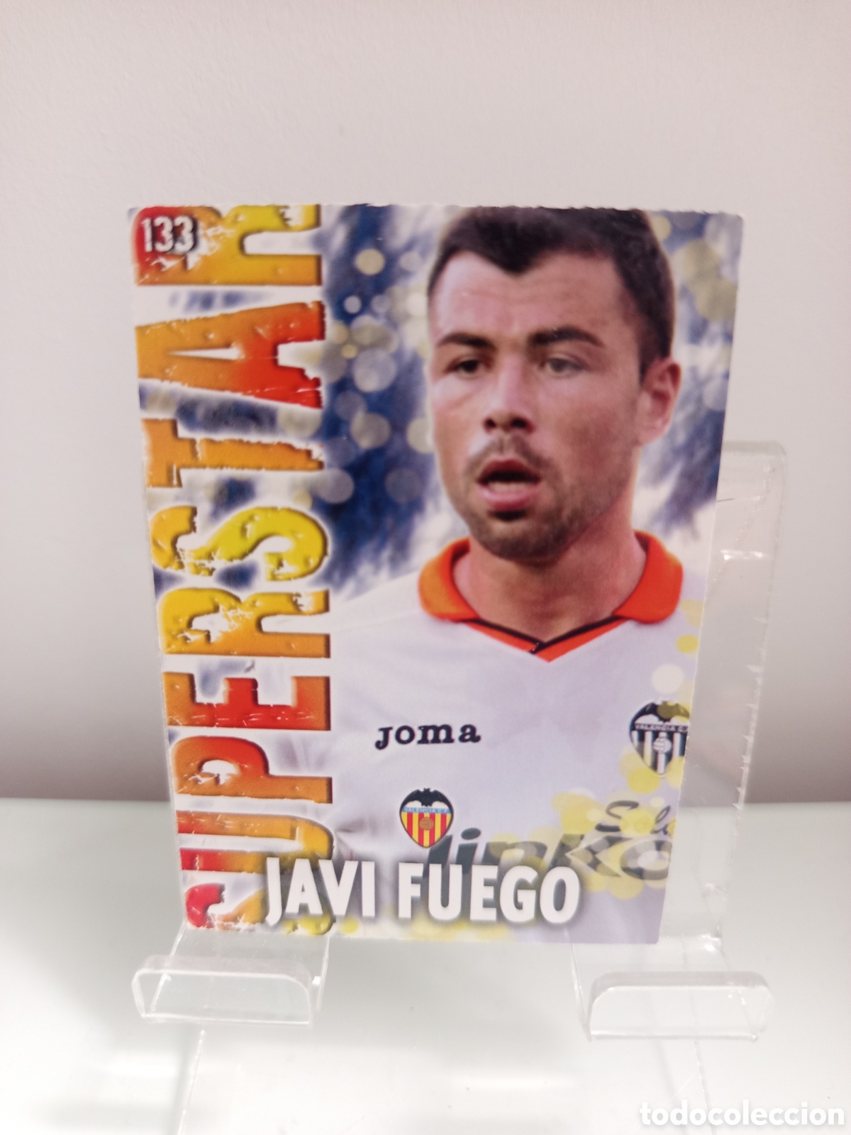 Cromos de f&uacute;tbol: ❇️ CROMO CARD ⚽ JAVI FUEGO VALENCIA 133 SUPERSTAR FICHAS LIGA QUIZ 2014 13 14 2013 MUNDICROMO ❇️