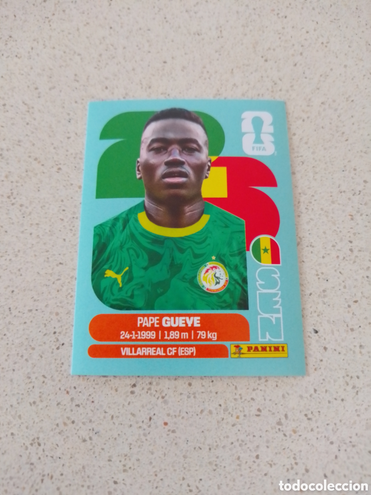 Football Stickers: CROMO NUMERO 11 PAPE GUEYE SENEGAL. MUNDIAL 2026. PANINI.