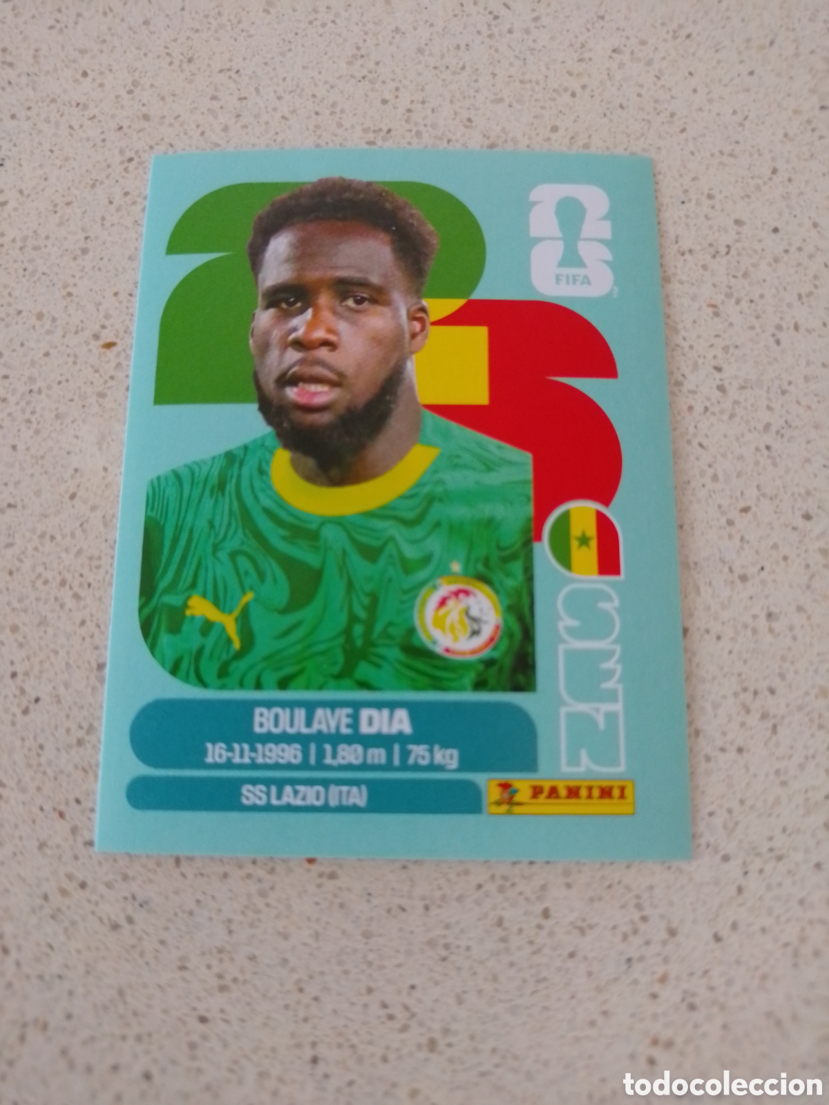 Cartes &agrave; collectionner de Football: CROMO NUMERO 17 DIA SENEGAL. MUNDIAL 2026. PANINI.