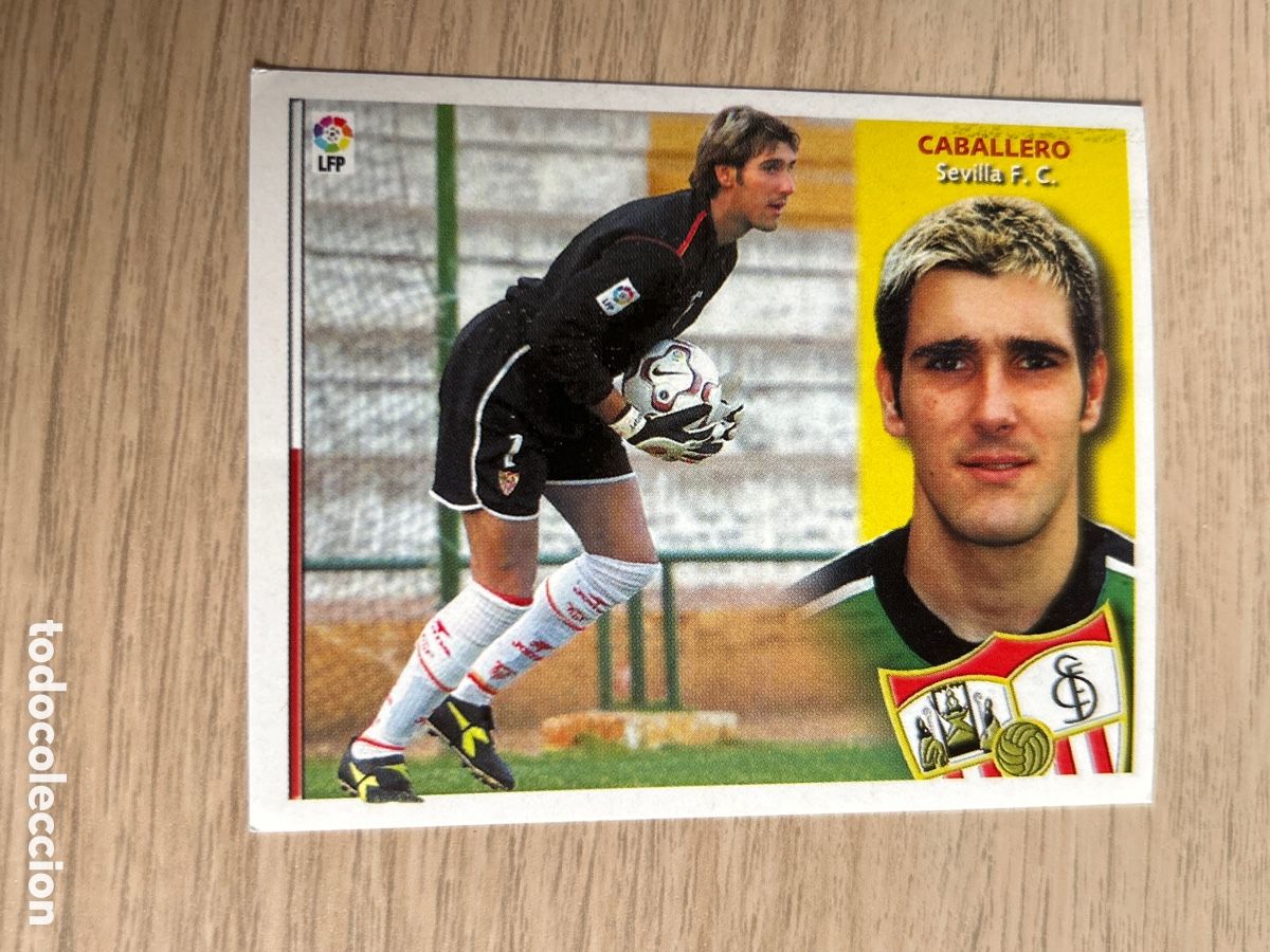 Cromos de F&uacute;tbol: CABALLERO SEVILLA COLOCA LIGA ESTE 2002 2003 02 03 NUNCA PEGADO SIN PEGAR