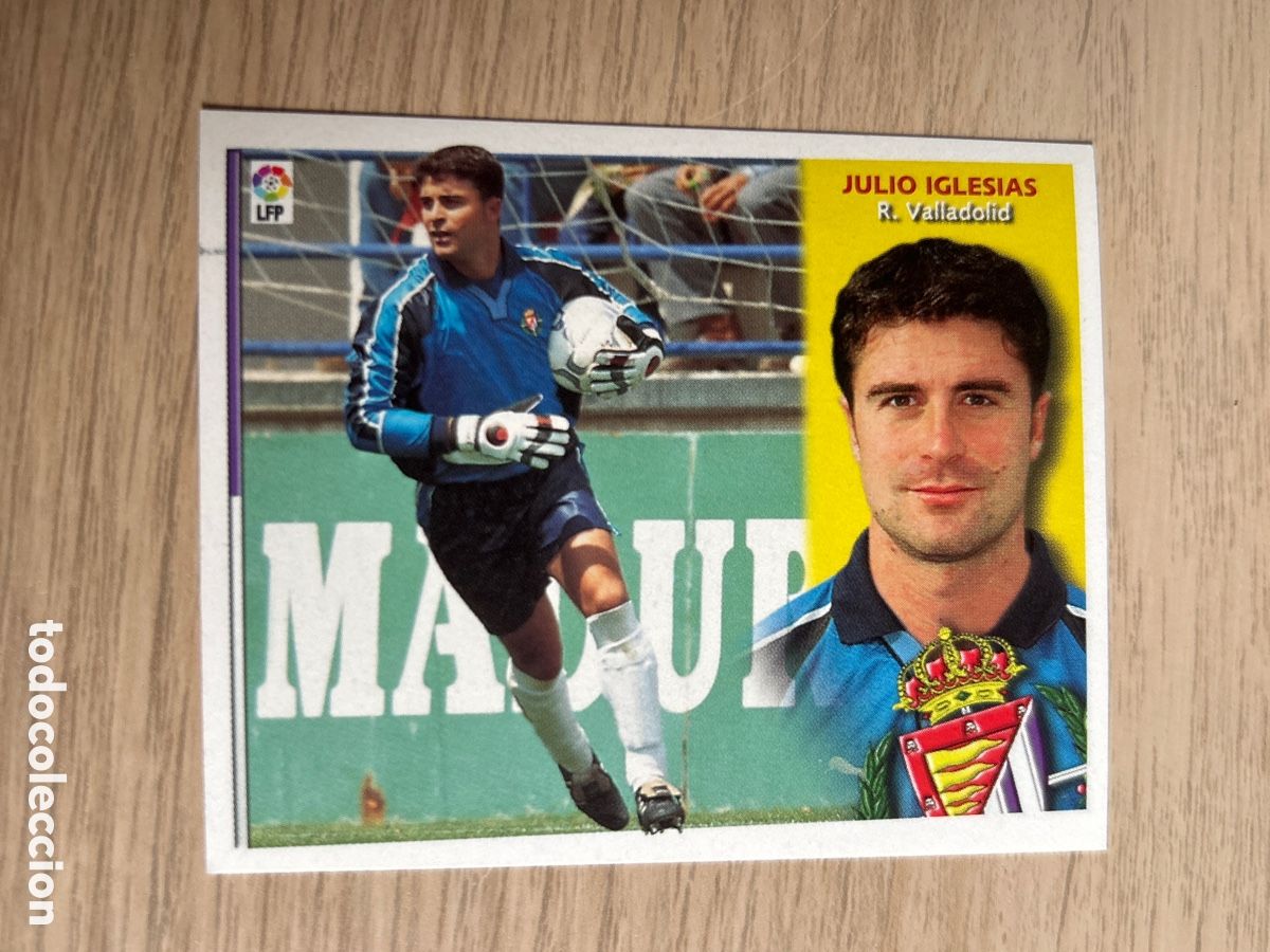 Cromos de F&uacute;tbol: JULIO IGLESIAS VALLADOLID COLOCA LIGA ESTE 2002 2003 02 03 NUNCA PEGADO SIN PEGAR