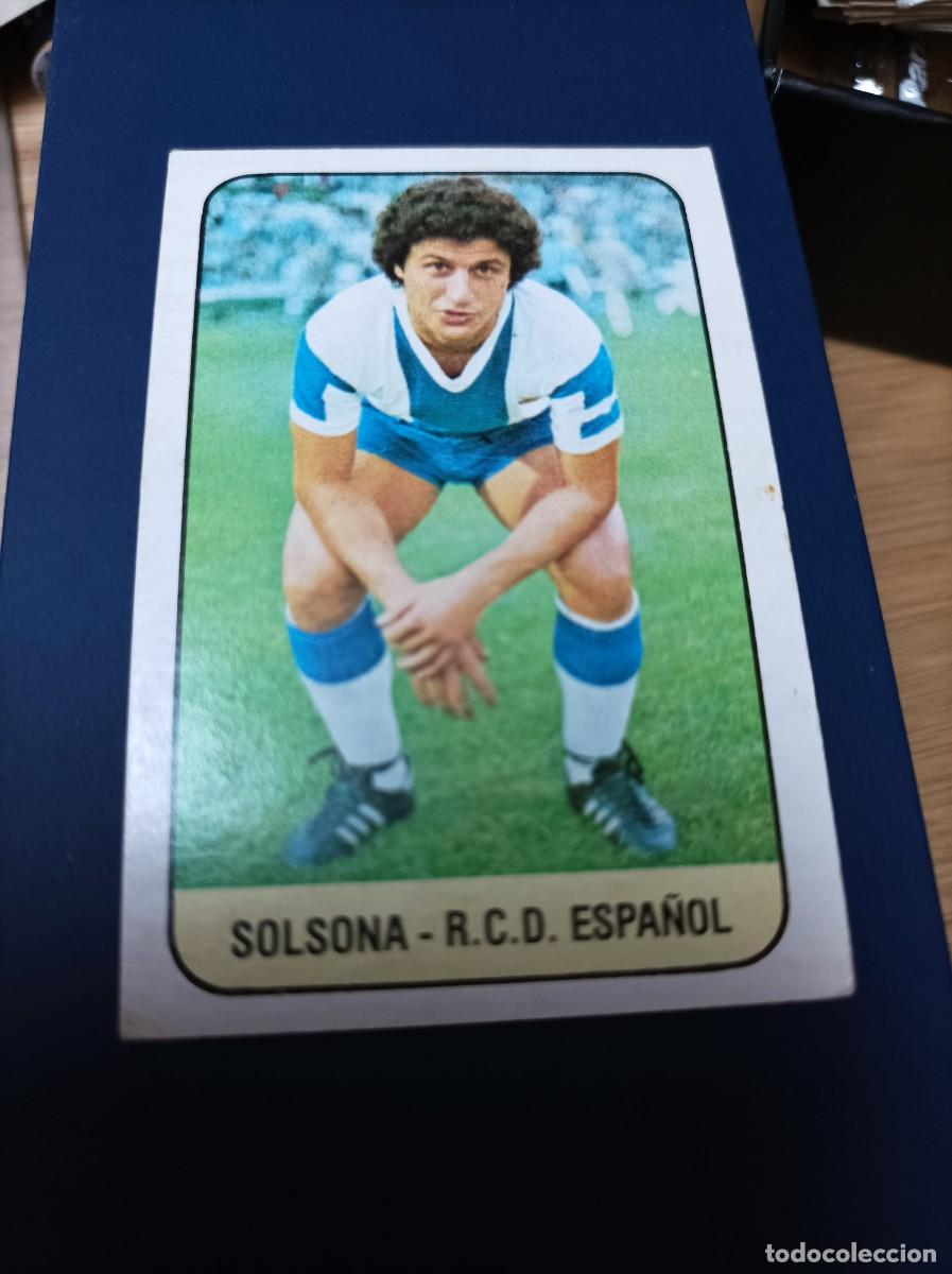 Cromos de F&uacute;tbol: 1978 1979 78 79 SOLSONA - ESPA&Ntilde;OL (NUNCA PEGADO)
