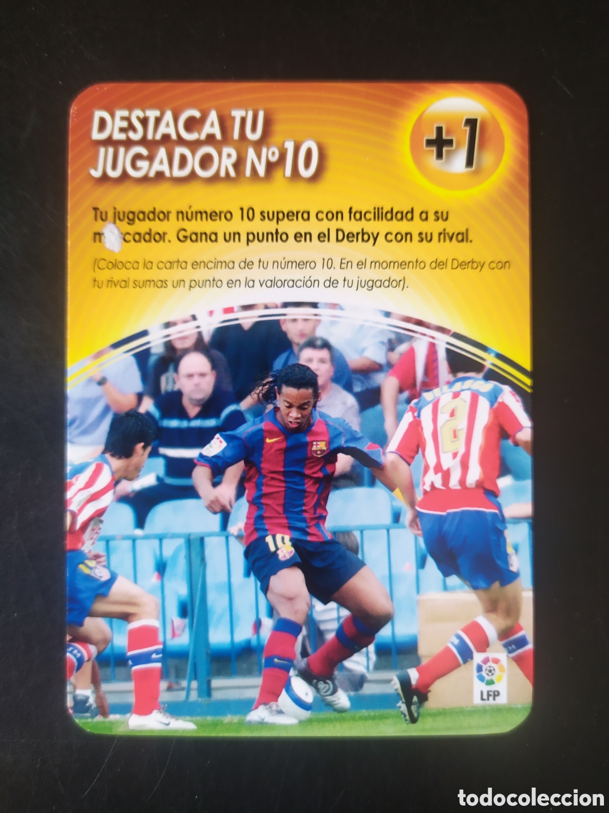 Cromos de F&uacute;tbol: Derby total 2004 2005 04 05 panini Destaca tu jugador n&deg; 10 Ronaldinho Barcelona