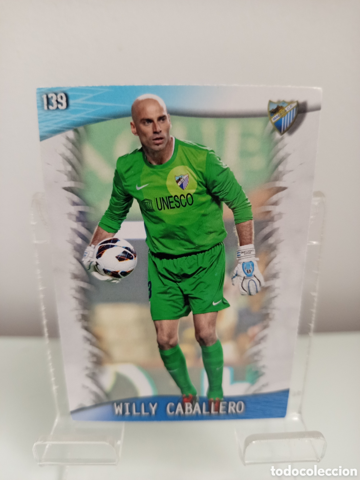 Cartes &agrave; collectionner de Football: ❇️ CROMO CARD ⚽ WILLY CABALLERO M&Aacute;LAGA 139 FICHAS LIGA QUIZ GAME 2014 13 14 2013 2014 MUNDICROMO ❇️