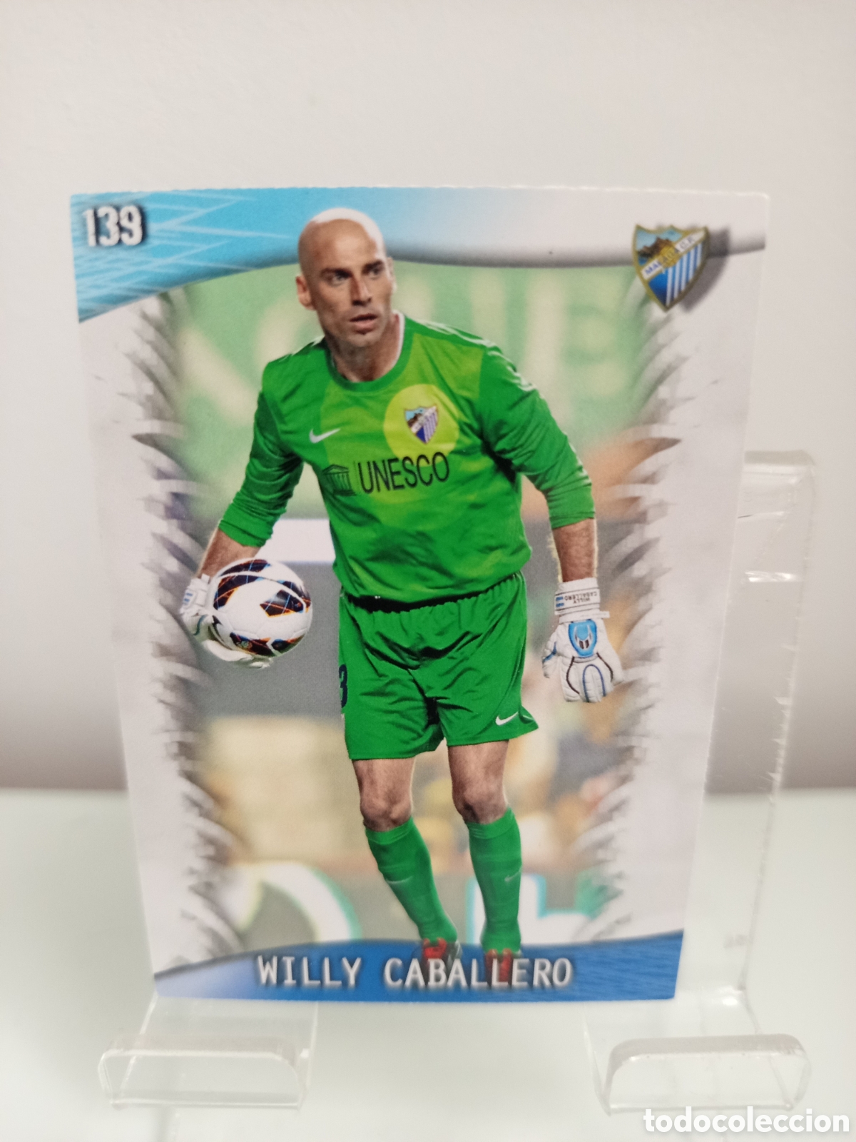 Cartes &agrave; collectionner de Football: ❇️ CROMO CARD ⚽ WILLY CABALLERO M&Aacute;LAGA 139 FICHAS LIGA QUIZ GAME 2014 13 14 2013 2014 MUNDICROMO ❇️
