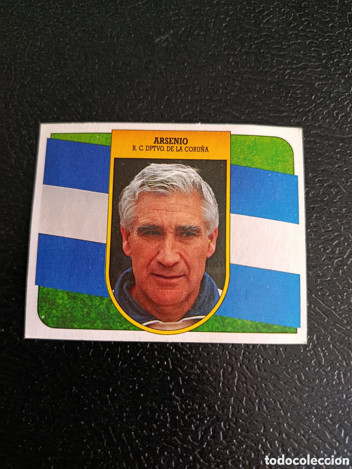 Cromos de f&uacute;tbol: LIGA ESTE 1991 1992 91 92 EDICIONES ESTE ENTRENADOR ARSENIO DEPORTIVO LA CORU&Ntilde;A CARTON DESPEGADO
