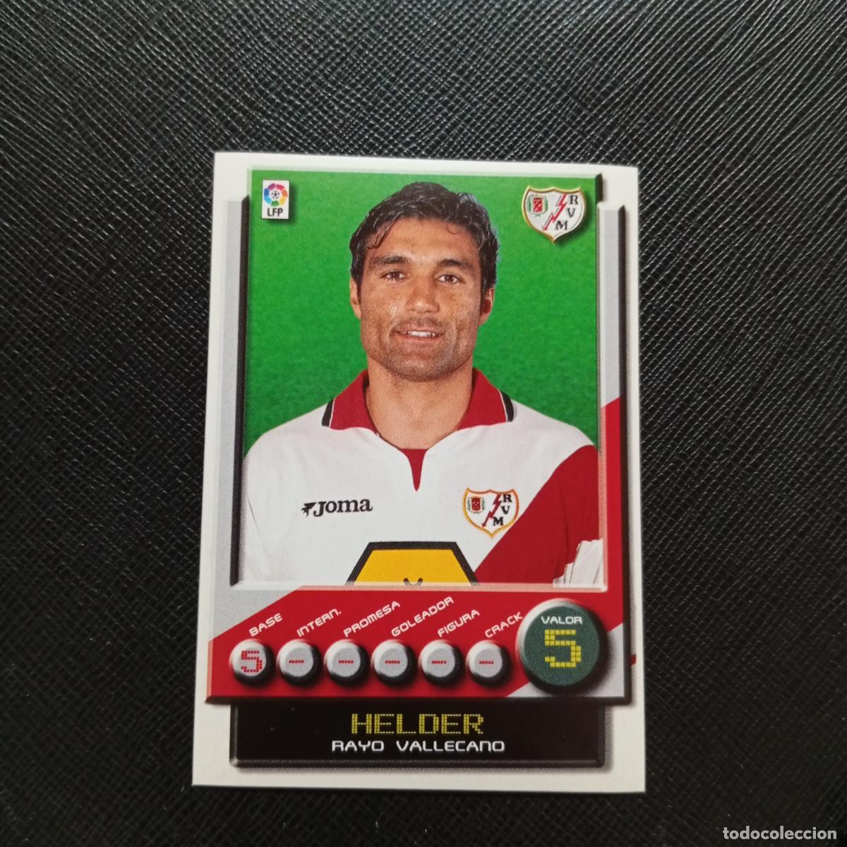 Cromos de F&uacute;tbol: 252 HELDER RAYO VALLECANO PANINI 2001 2002 CROMO FUTBOL 01 02 LIGA - SIN PEGAR - A208 PG118