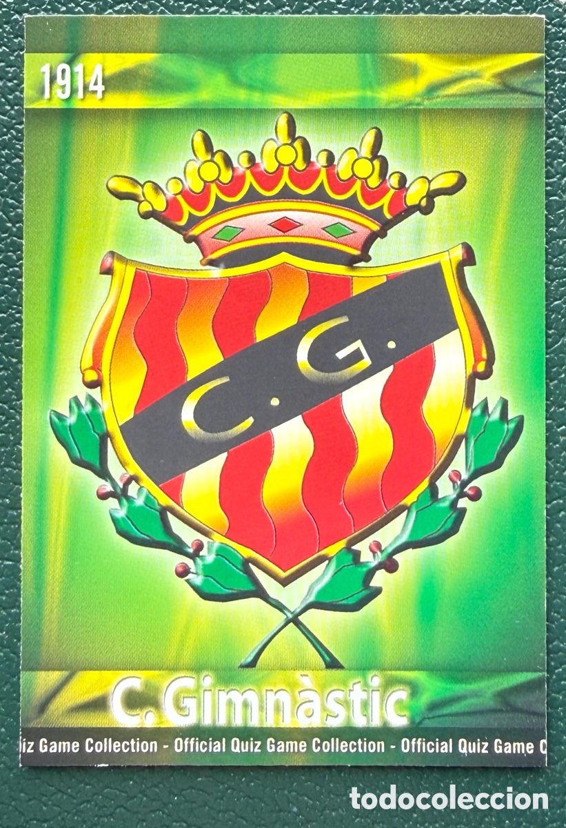 Cromos de F&uacute;tbol: 901 ESCUDO GIMNASTIC DE TARRAGONA MATE FICHAS ALBUM MUNDICROMO 2009 2010 09 10
