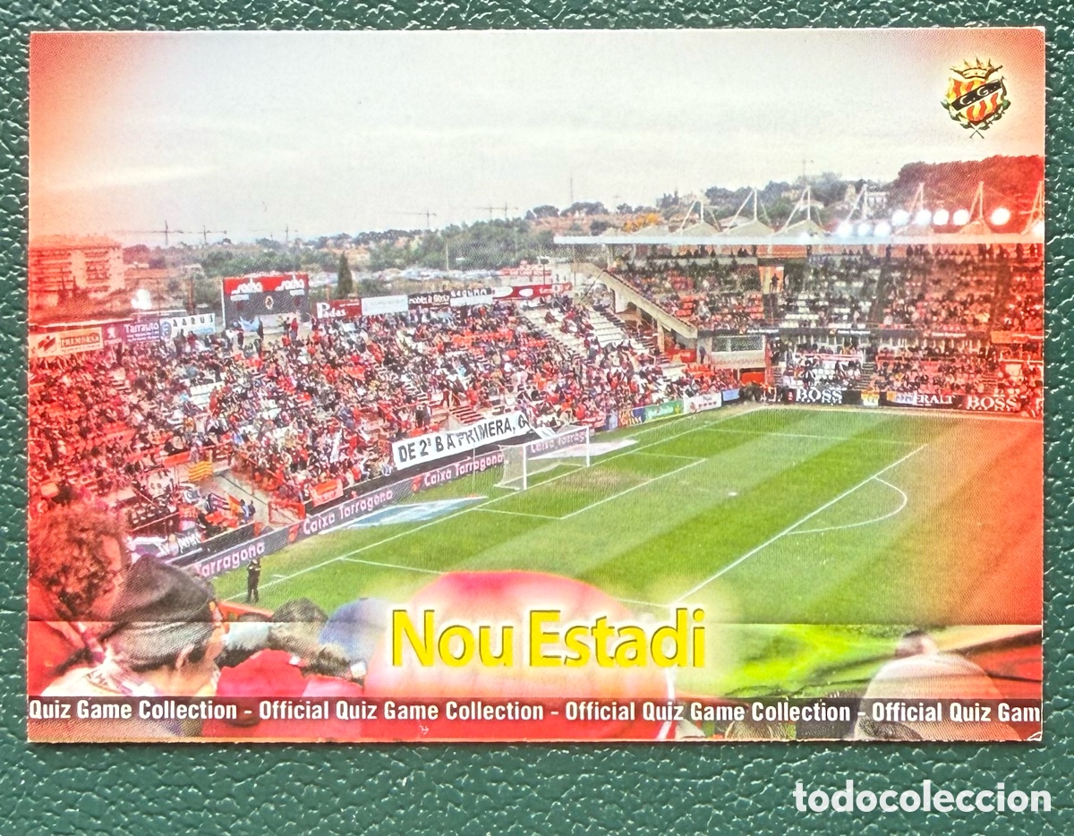 Cromos de F&uacute;tbol: 902 ESTADIO NOU ESTADI MATE GIMNASTIC DE TARRAGONA FICHAS ALBUM MUNDICROMO 2009 2010 09 10