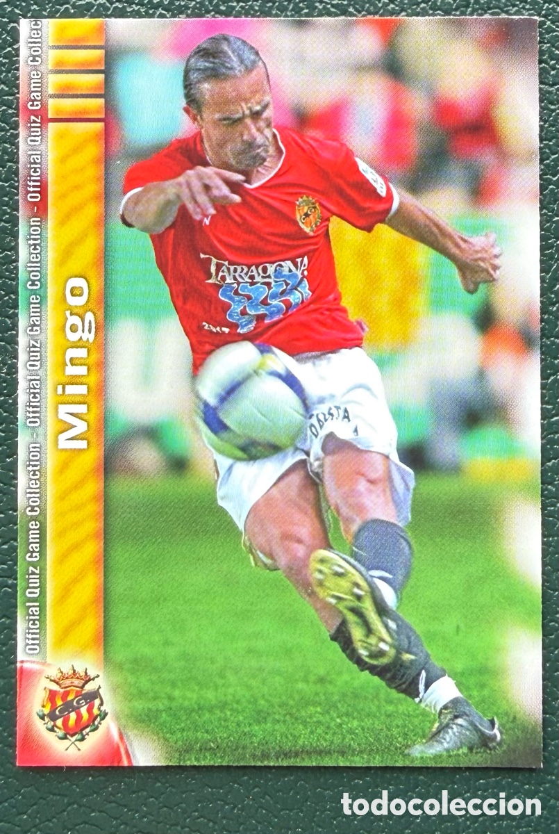 Cromos de F&uacute;tbol: 907 MINGO GIMNASTIC DE TARRAGONA FICHAS ALBUM MUNDICROMO 2009 2010 09 10
