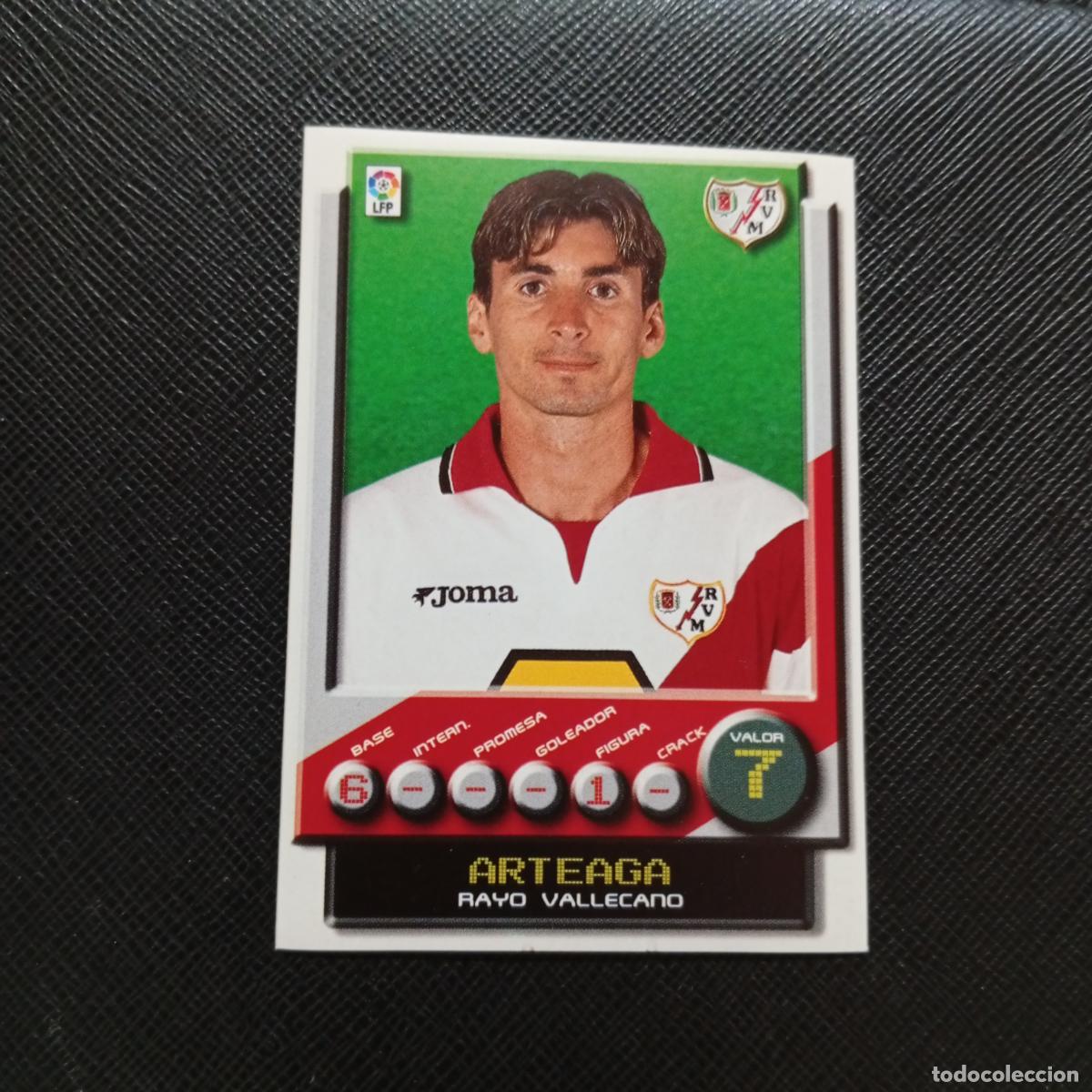 Cromos de F&uacute;tbol: 257 ARTEAGA RAYO VALLECANO PANINI 2001 2002 CROMO FUTBOL 01 02 LIGA - SIN PEGAR - A208 PG127