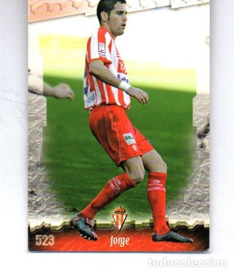 Cromos de F&uacute;tbol: CROMO DE JORGE GARC&Iacute;A DE REAL SPORTING N&ordm; 523 DEL MC SPORT DEL 2008