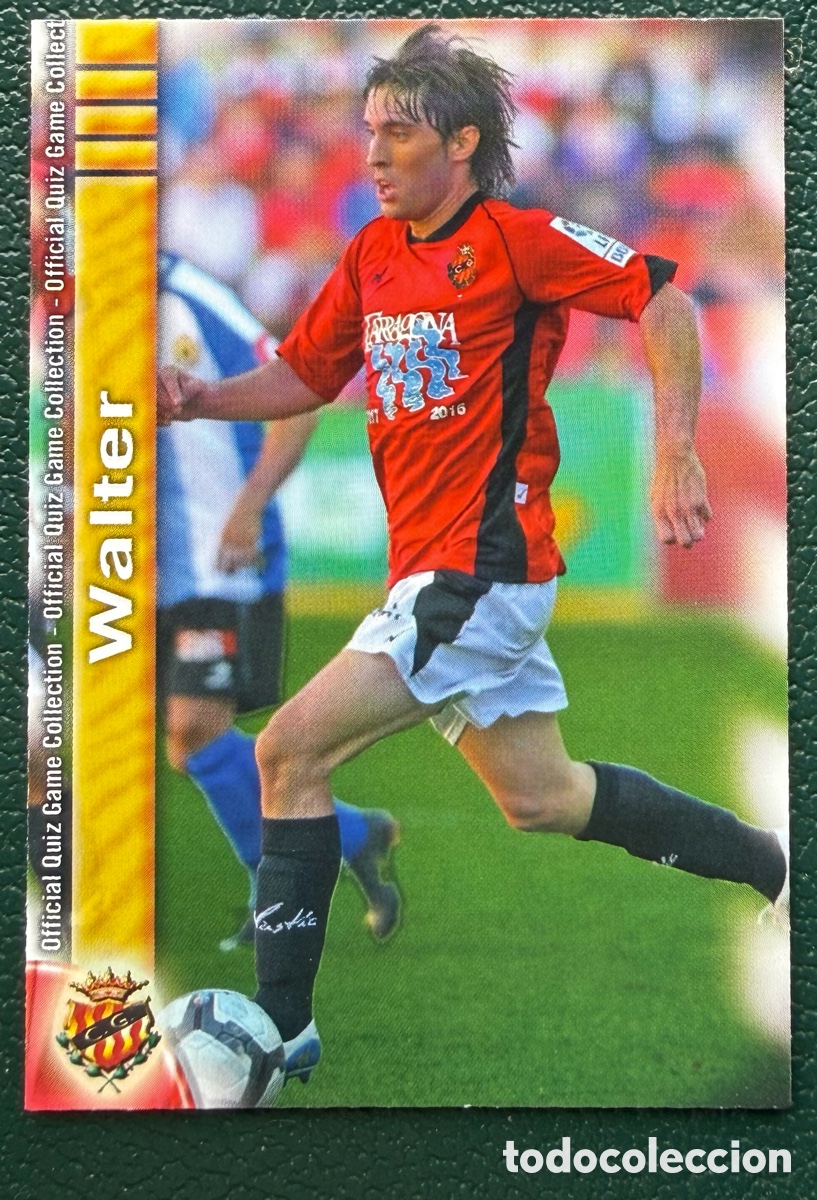 Cromos de F&uacute;tbol: 911 WALTER GIMNASTIC DE TARRAGONA FICHAS ALBUM MUNDICROMO 2009 2010 09 10