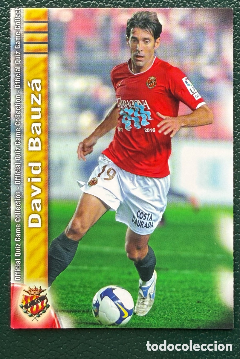 Cromos de F&uacute;tbol: 912 DAVID BAUZA GIMNASTIC DE TARRAGONA FICHAS ALBUM MUNDICROMO 2009 2010 09 10