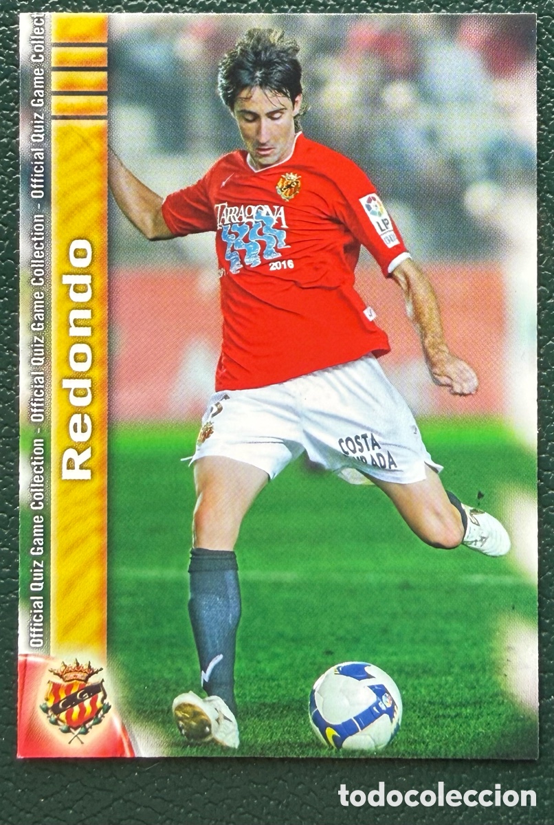 Cromos de F&uacute;tbol: 914 REDONDO GIMNASTIC DE TARRAGONA FICHAS ALBUM MUNDICROMO 2009 2010 09 10