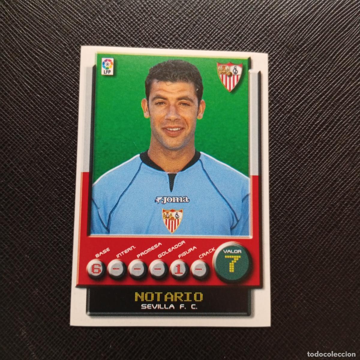 Cromos de F&uacute;tbol: 261 NOTARIO SEVILLA PANINI 2001 2002 CROMO FUTBOL 01 02 LIGA - SIN PEGAR - A208 PG127