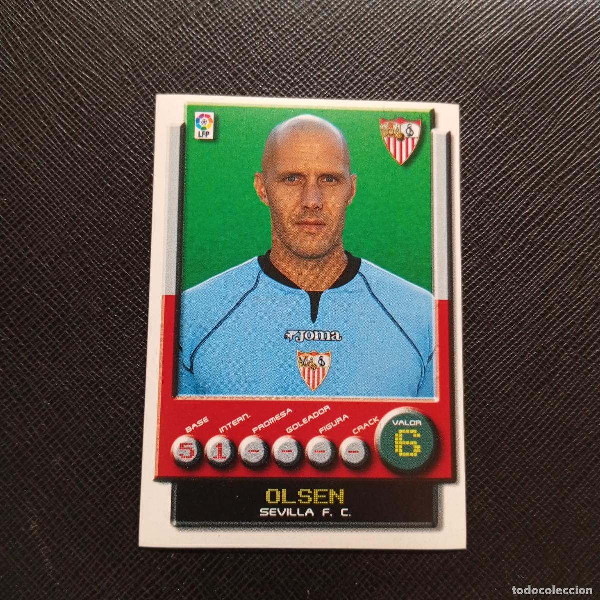 Cromos de F&uacute;tbol: 262 OLSEN SEVILLA PANINI 2001 2002 CROMO FUTBOL 01 02 LIGA - SIN PEGAR - A208 PG127
