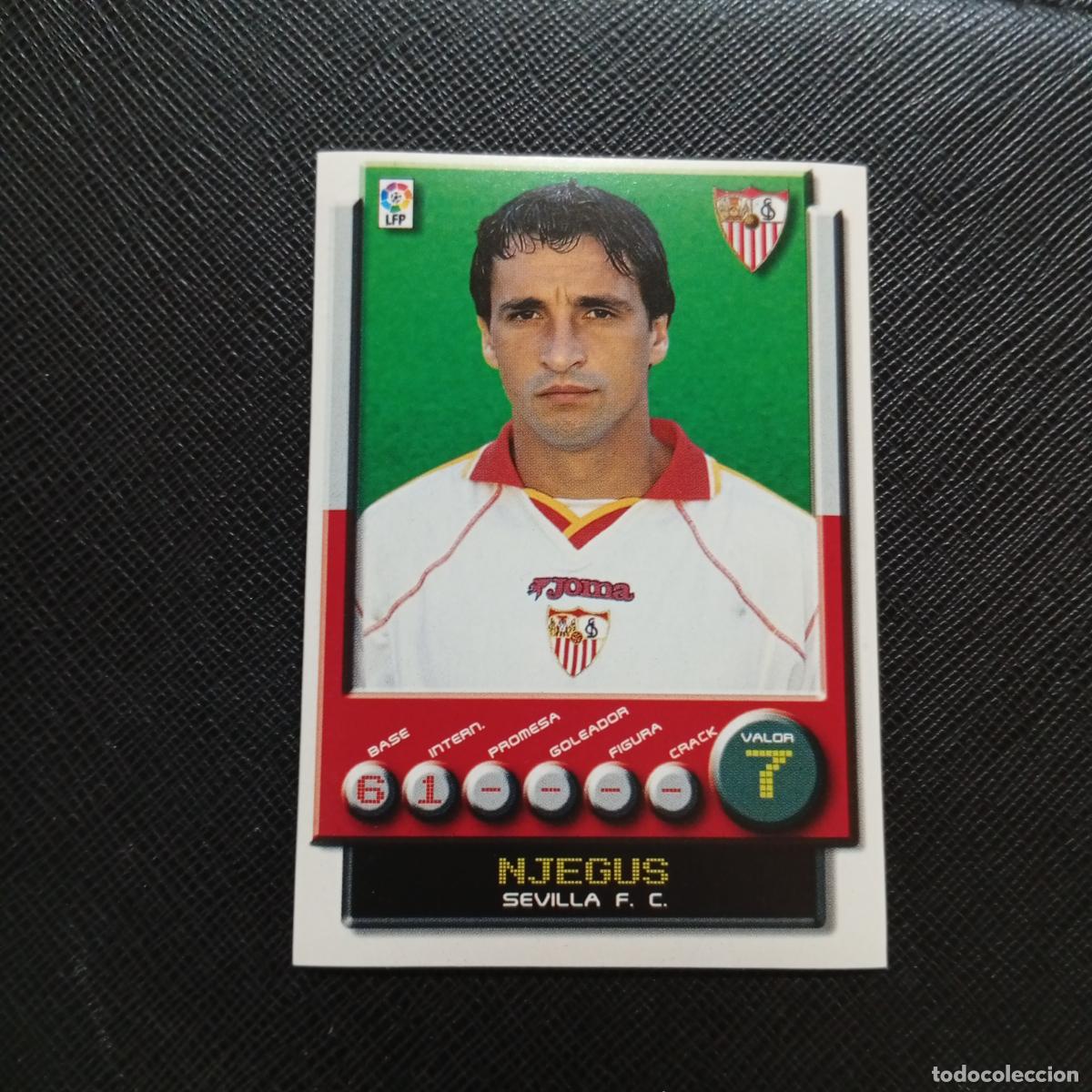 Cromos de F&uacute;tbol: 263 NJEGUS SEVILLA PANINI 2001 2002 CROMO FUTBOL 01 02 LIGA - SIN PEGAR - A208 PG127
