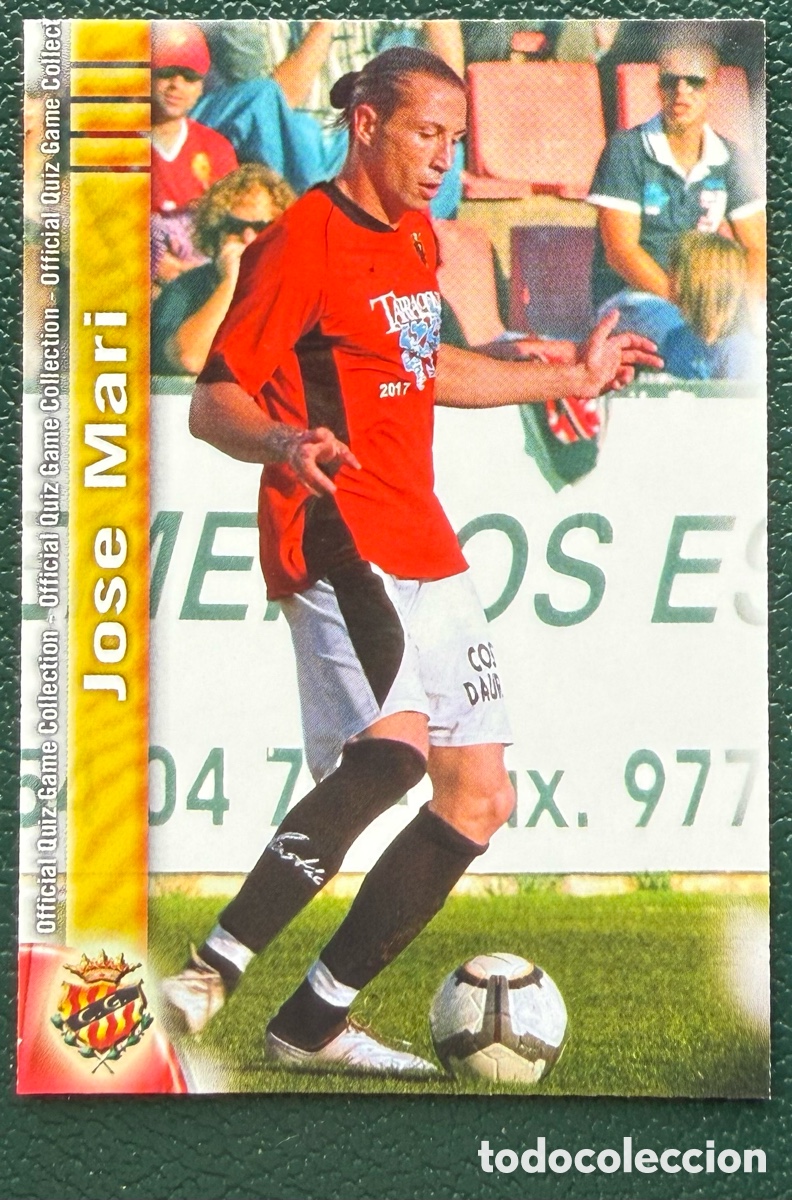 Cromos de Futebol: 917 JOSE MARI GIMNASTIC DE TARRAGONA FICHAS ALBUM MUNDICROMO 2009 2010 09 10
