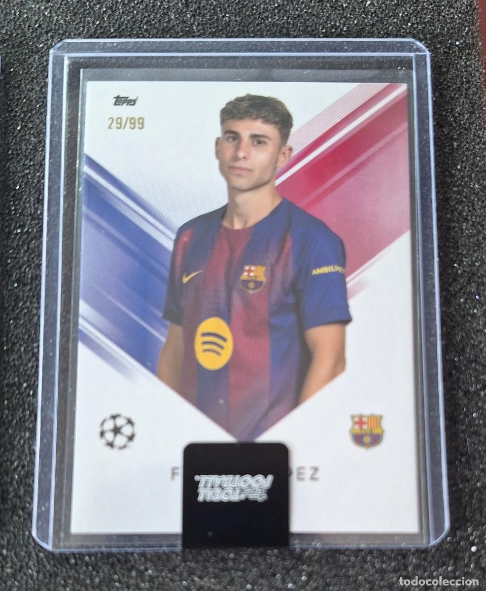 Cromos de F&uacute;tbol: Fermin Lopez Barcelona Topps Total Football 29/99