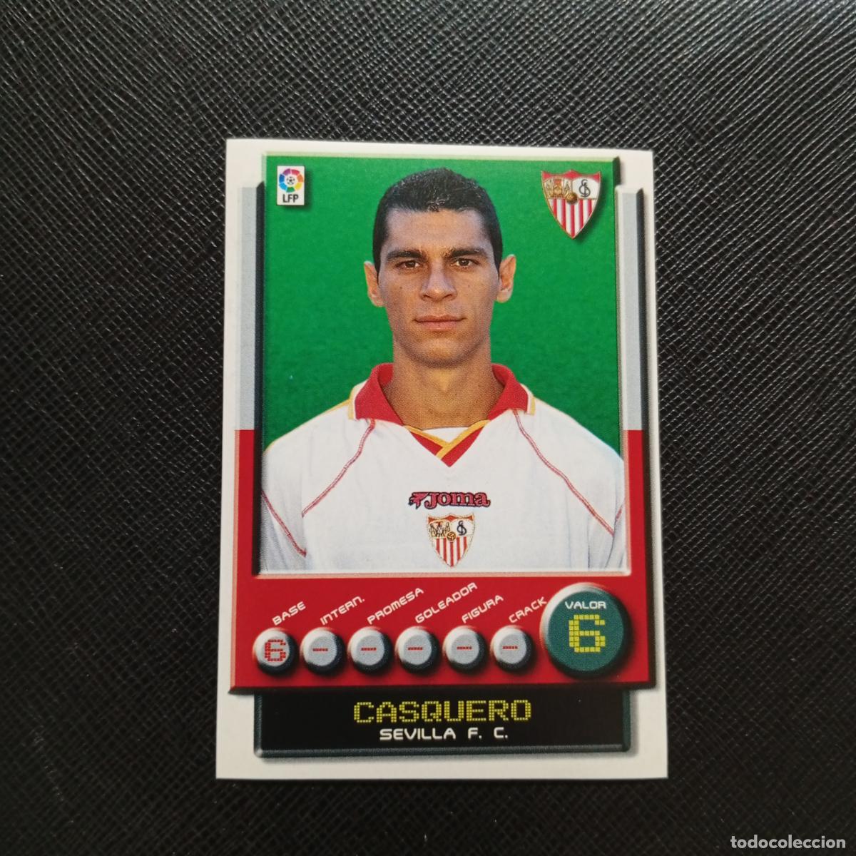 Cromos de F&uacute;tbol: 271 CASQUERO SEVILLA PANINI 2001 2002 CROMO FUTBOL 01 02 LIGA - SIN PEGAR - A208 PG136