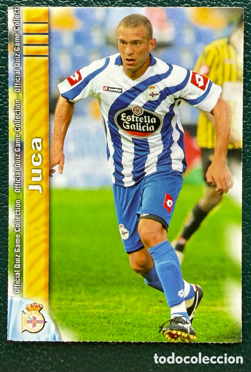 Figurine di Calcio: 178 JUCA ERROR DEPORTIVO DE LA CORU&Ntilde;A FICHAS ALBUM MUNDICROMO 2009 2010 09 10