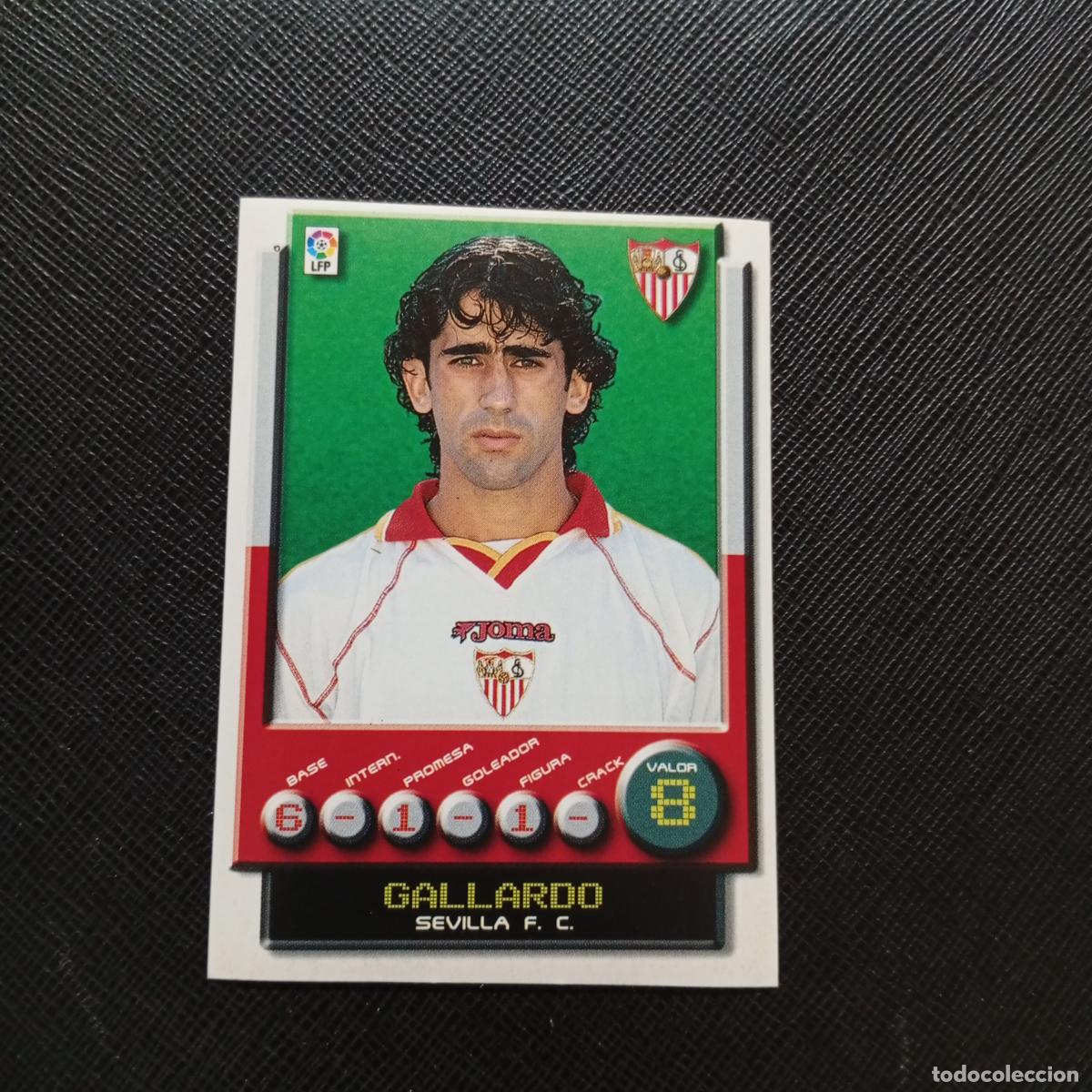 Cromos de F&uacute;tbol: 273 GALLARDO SEVILLA PANINI 2001 2002 CROMO FUTBOL 01 02 LIGA - SIN PEGAR - A208 PG136