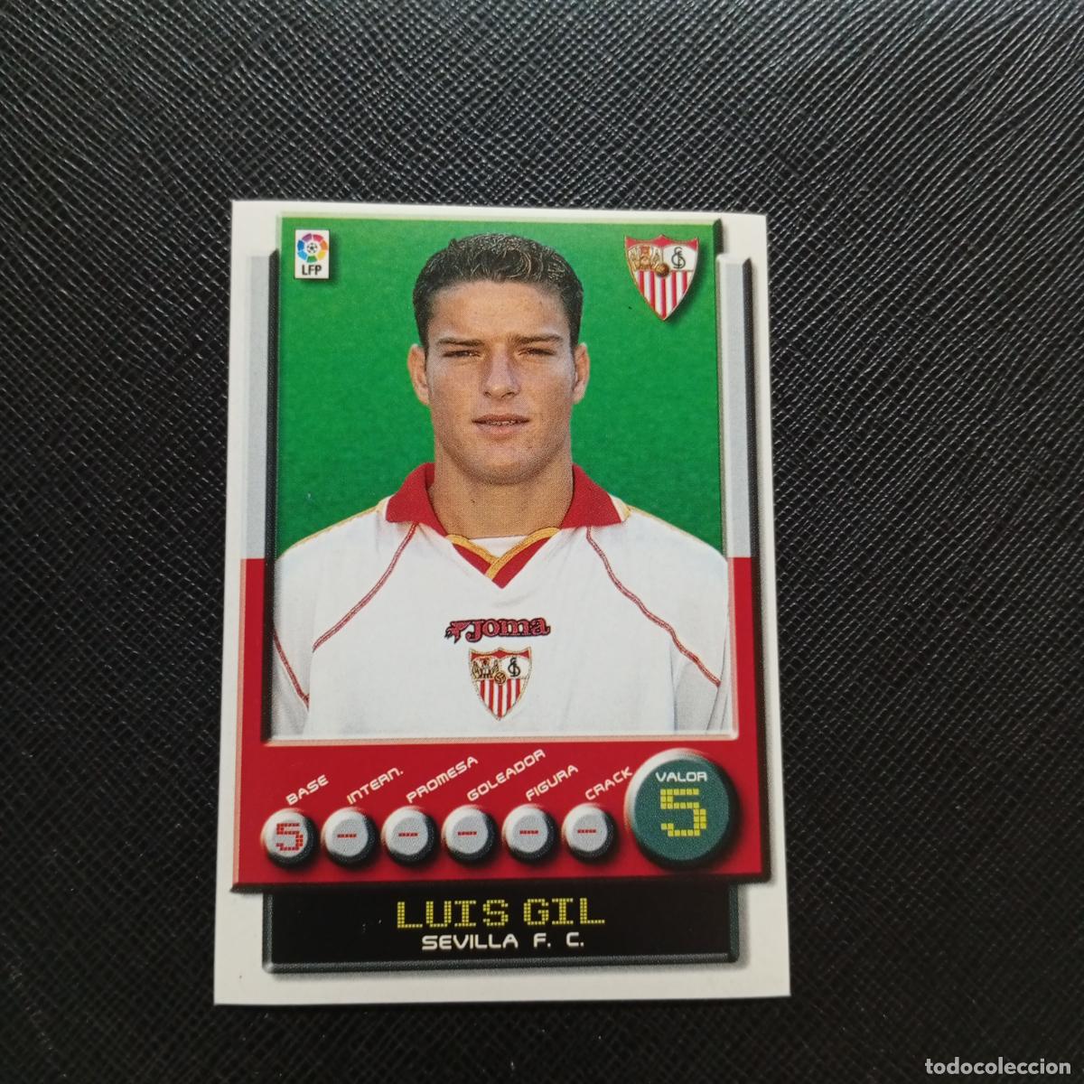 Cromos de F&uacute;tbol: 274 LUIS GIL SEVILLA PANINI 2001 2002 CROMO FUTBOL 01 02 LIGA - SIN PEGAR - A208 PG136
