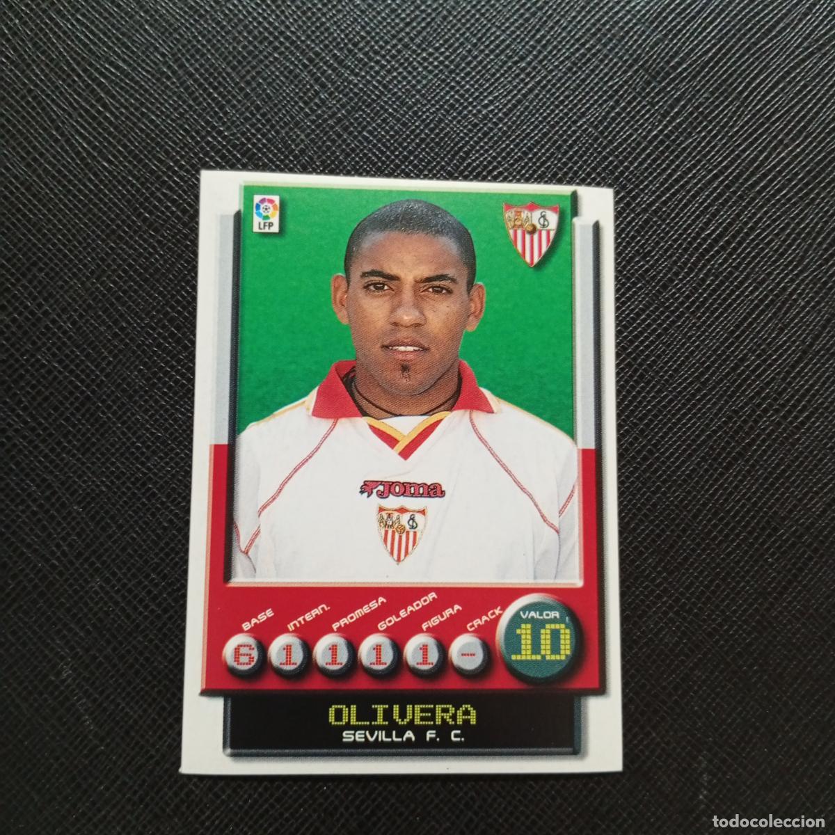 Cromos de F&uacute;tbol: 278 OLIVERA SEVILLA PANINI 2001 2002 CROMO FUTBOL 01 02 LIGA - SIN PEGAR - A208 PG136