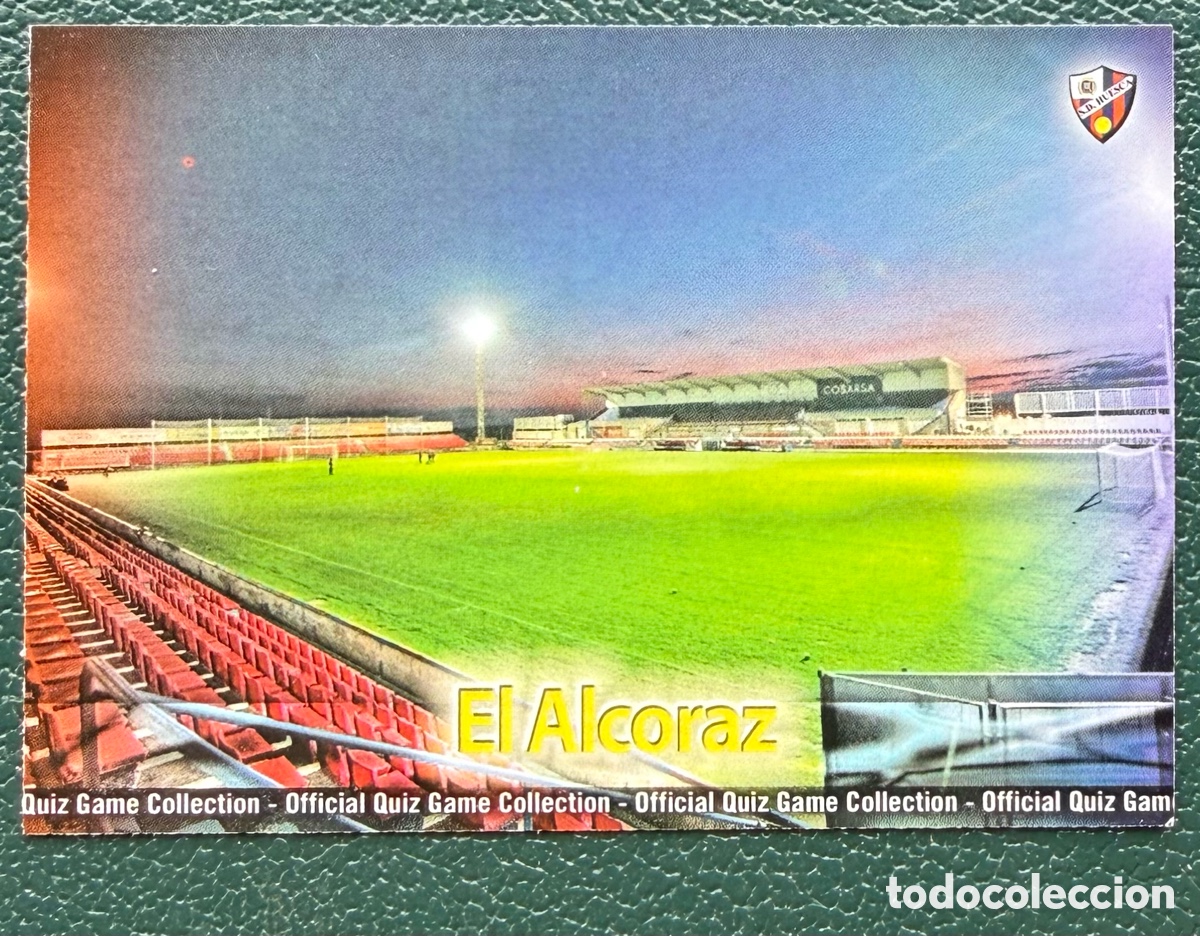 Football Stickers: 923 ESTADIO EL ALCORAZ MATE SD HUESCA FICHAS ALBUM MUNDICROMO 2009 2010 09 10