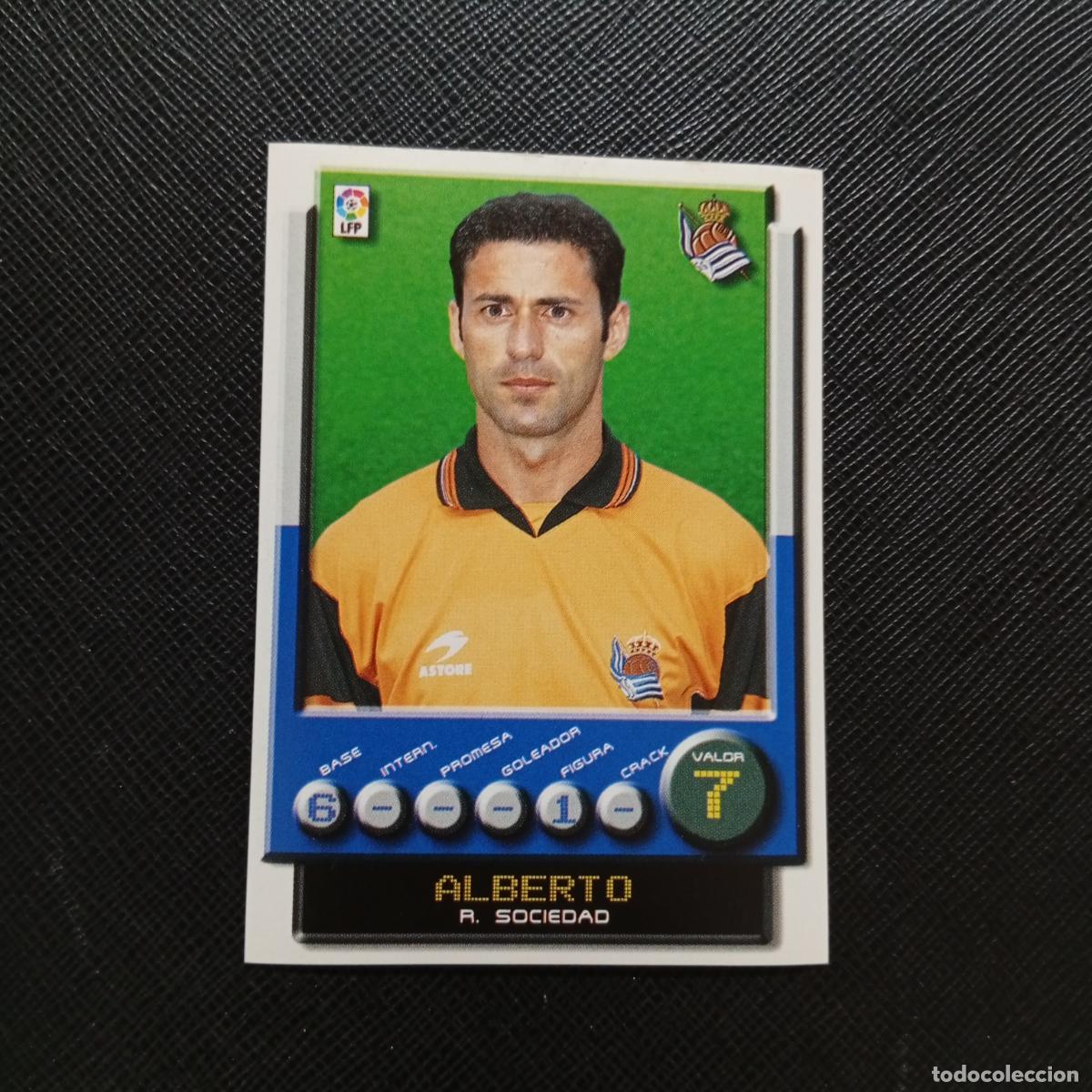Cromos de F&uacute;tbol: 281 ALBERTO REAL SOCIEDAD PANINI 2001 2002 CROMO FUTBOL 01 02 LIGA - SIN PEGAR - A208 PG136