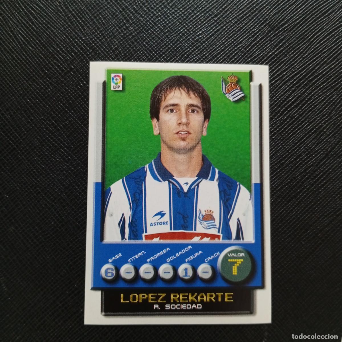 Cromos de F&uacute;tbol: 283 LOPEZ REKARTE REAL SOCIEDAD PANINI 2001 2002 CROMO FUTBOL 01 02 LIGA - SIN PEGAR - A208 PG136