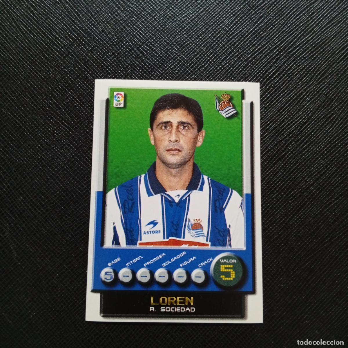 Cromos de F&uacute;tbol: 285 LOREN REAL SOCIEDAD PANINI 2001 2002 CROMO FUTBOL 01 02 LIGA - SIN PEGAR - A208 PG136