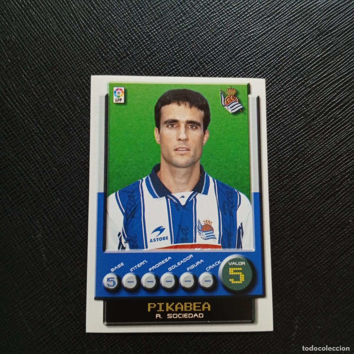 Cromos de F&uacute;tbol: 286 PIKABEA REAL SOCIEDAD PANINI 2001 2002 CROMO FUTBOL 01 02 LIGA - SIN PEGAR - A208 PG136