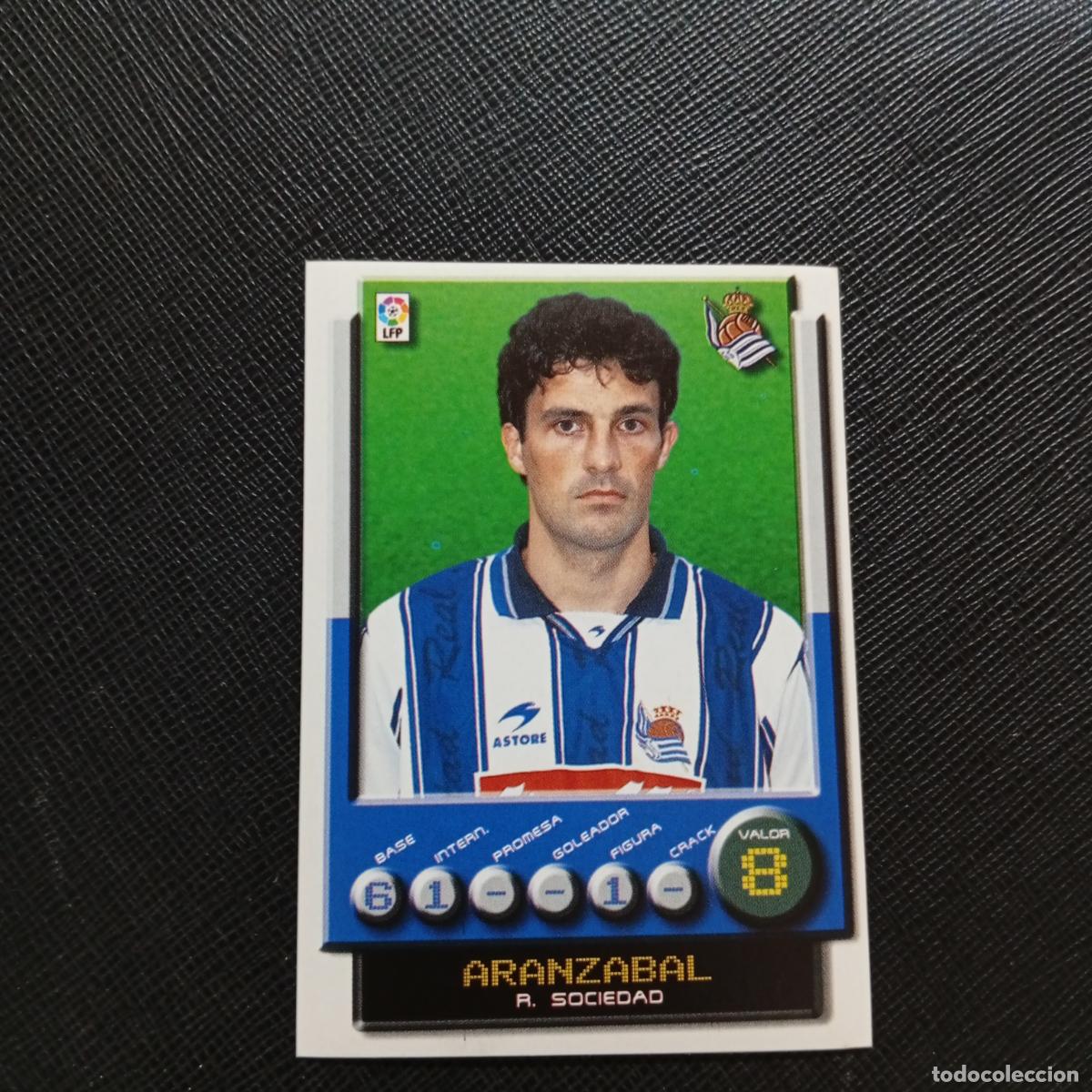 Cromos de F&uacute;tbol: 288 ARANZABAL REAL SOCIEDAD PANINI 2001 2002 CROMO FUTBOL 01 02 LIGA - SIN PEGAR - A208 PG136