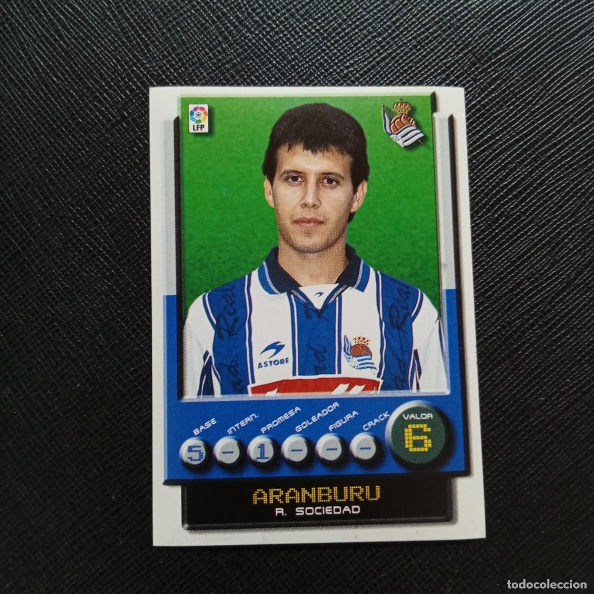 Cromos de F&uacute;tbol: 289 ARANBURU REAL SOCIEDAD PANINI 2001 2002 CROMO FUTBOL 01 02 LIGA - SIN PEGAR - A208 PG145