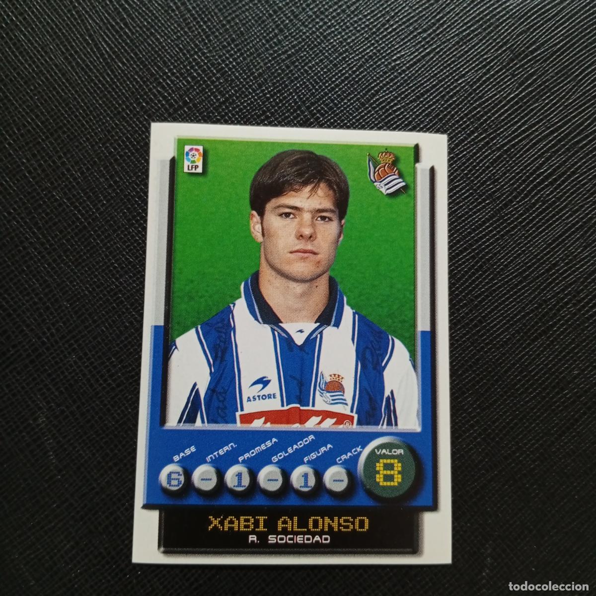 Cromos de F&uacute;tbol: 290 XABI ALONSO REAL SOCIEDAD PANINI 2001 2002 CROMO FUTBOL 01 02 LIGA - SIN PEGAR A208 PG145 ROOKIE