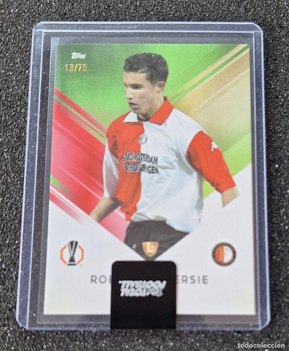 Cromos de F&uacute;tbol: Robin Van Persie Feyenoord Topps Total Football 13/75 Green