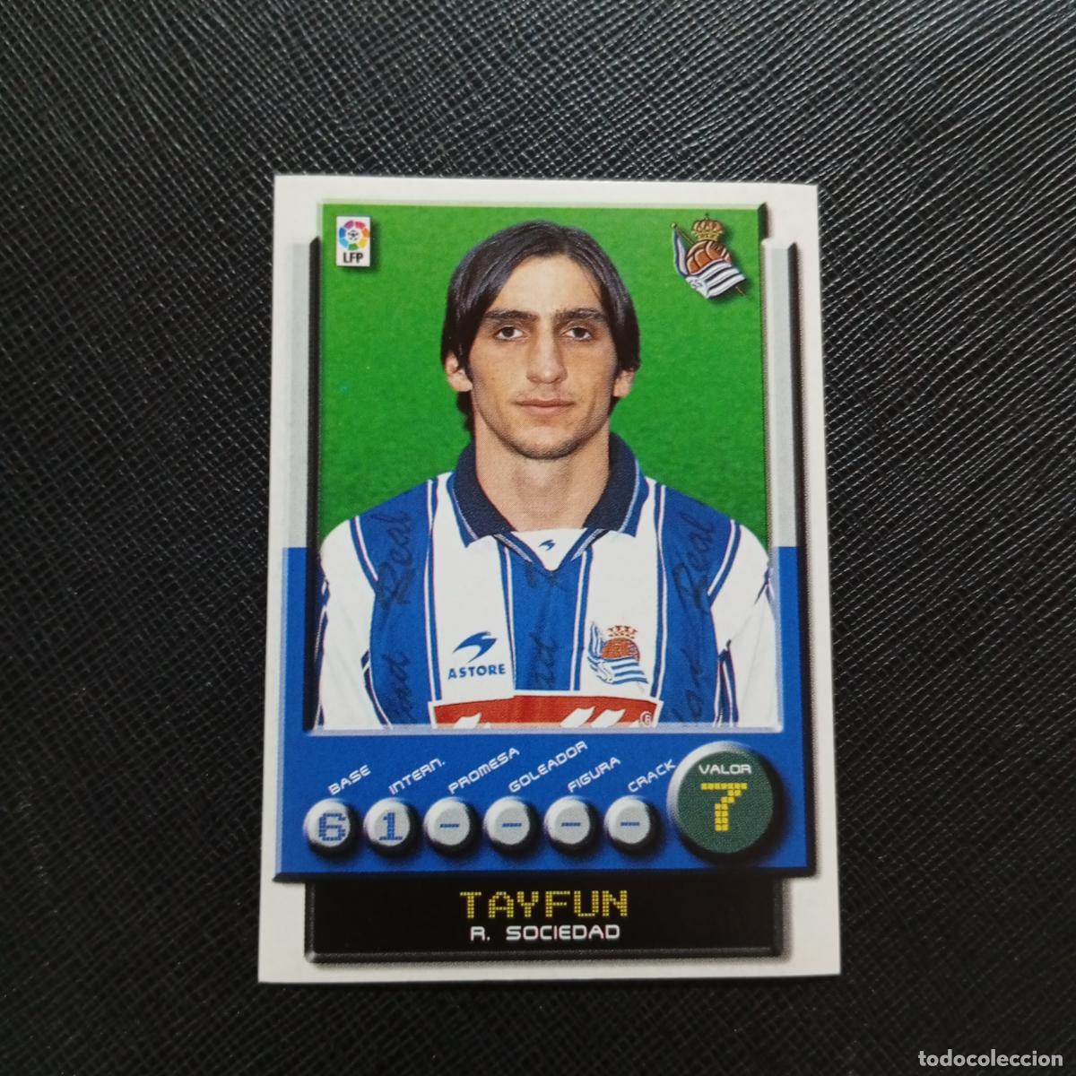 Cromos de F&uacute;tbol: 292 TAYFUN REAL SOCIEDAD PANINI 2001 2002 CROMO FUTBOL 01 02 LIGA - SIN PEGAR - A208 PG145