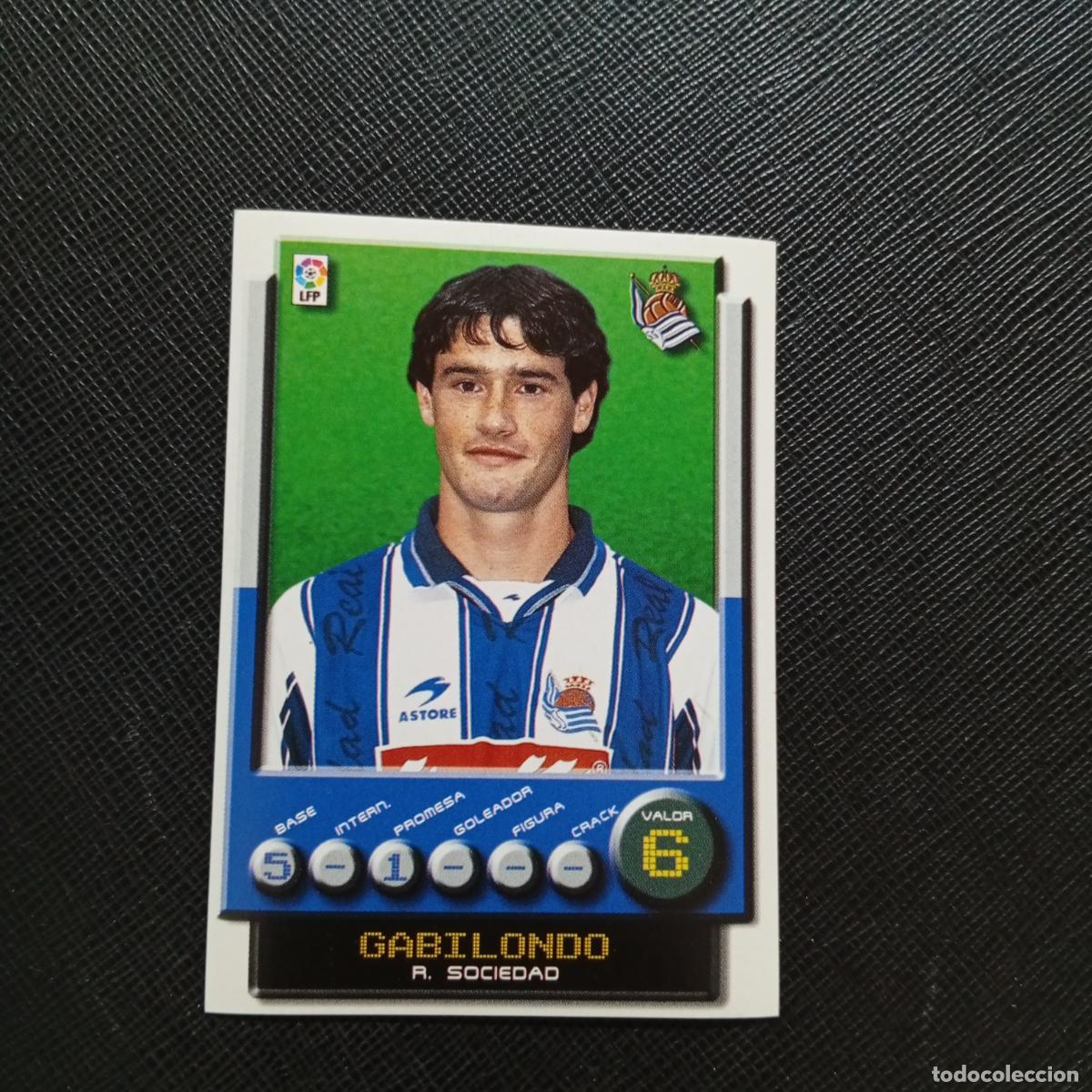 Cromos de F&uacute;tbol: 293 GABILONDO REAL SOCIEDAD PANINI 2001 2002 CROMO FUTBOL 01 02 LIGA - SIN PEGAR - A208 PG145