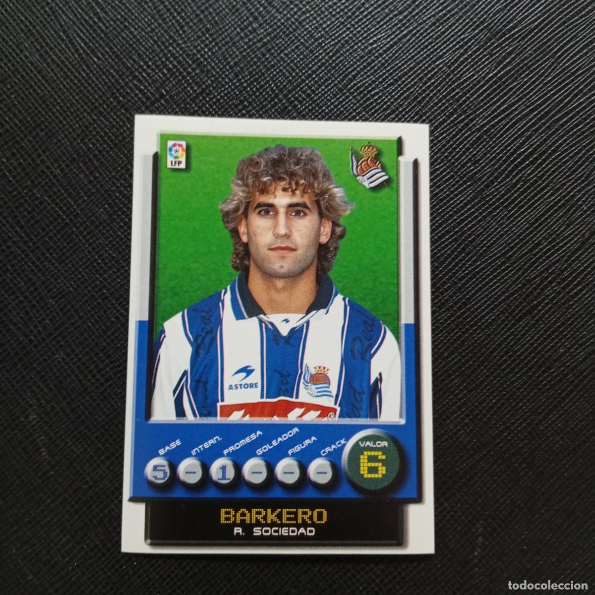 Cromos de F&uacute;tbol: 294 BARKERO REAL SOCIEDAD PANINI 2001 2002 CROMO FUTBOL 01 02 LIGA - SIN PEGAR - A208 PG145