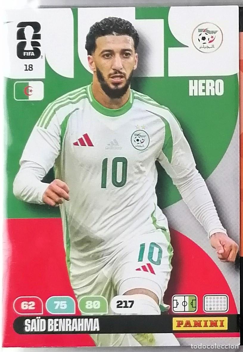 Cromos de F&uacute;tbol: 18 SAID BENRAHMA Hero World Cup 2026 Adrenalyn XL Panini