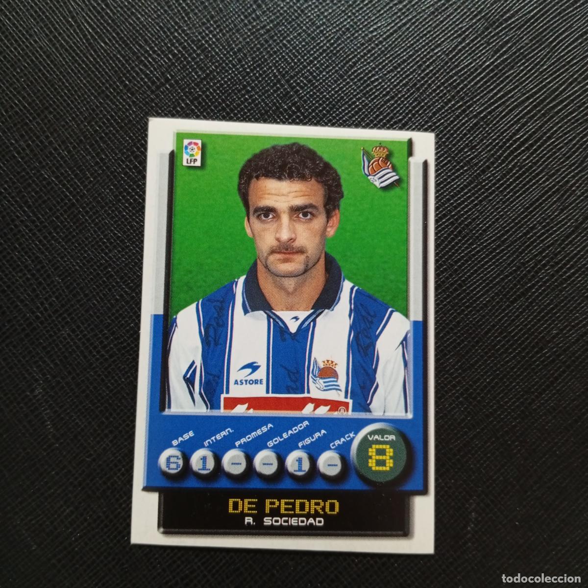 Cromos de F&uacute;tbol: 295 DE PEDRO REAL SOCIEDAD PANINI 2001 2002 CROMO FUTBOL 01 02 LIGA - SIN PEGAR - A208 PG145