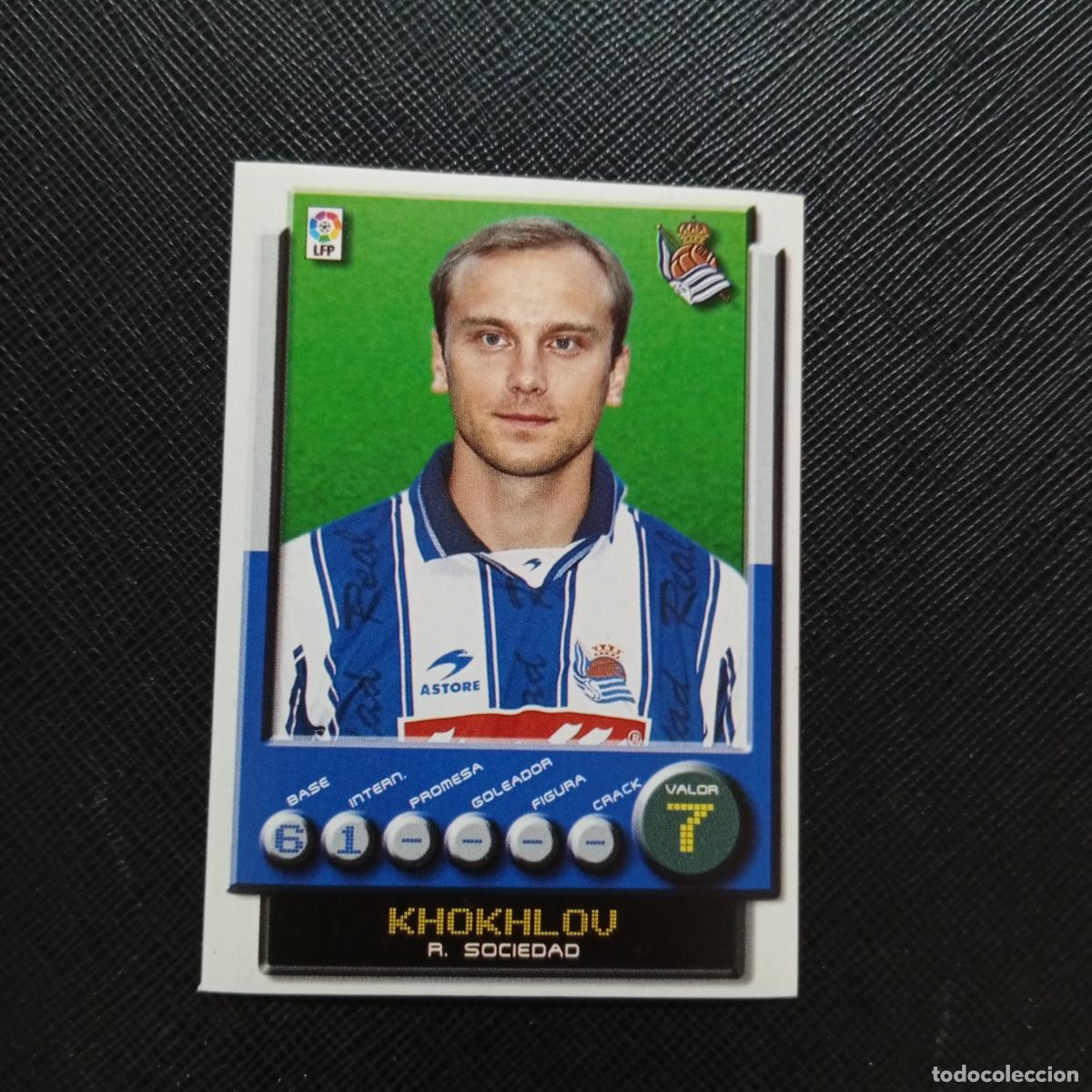 Cromos de F&uacute;tbol: 296 KHKHLOV REAL SOCIEDAD PANINI 2001 2002 CROMO FUTBOL 01 02 LIGA - SIN PEGAR - A208 PG145